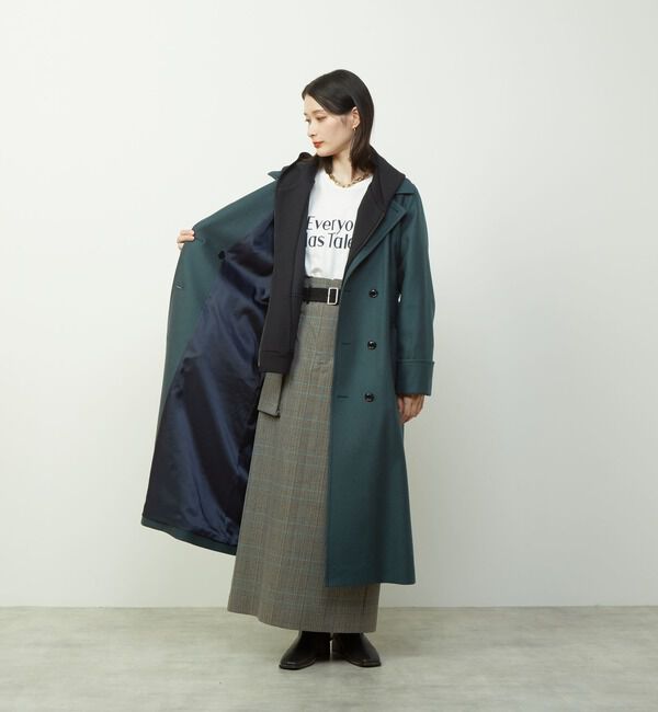 Soffitto「【定番アレンジ】圧縮メルトンスタンドカラーコート」|その他|