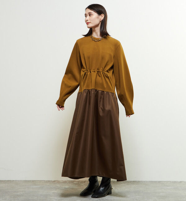 Soffitto「異素材使いワンピース」|ワンピース|