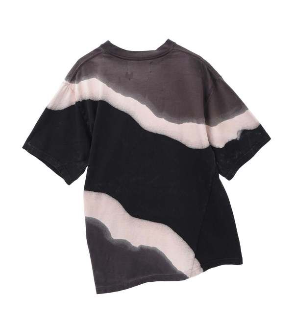 A_「【NOMARHYTHM TEXTILE/ノーマリズム テキスタイル】Hand Dye Twist Tee Print」|Tシャツ・カットソー|