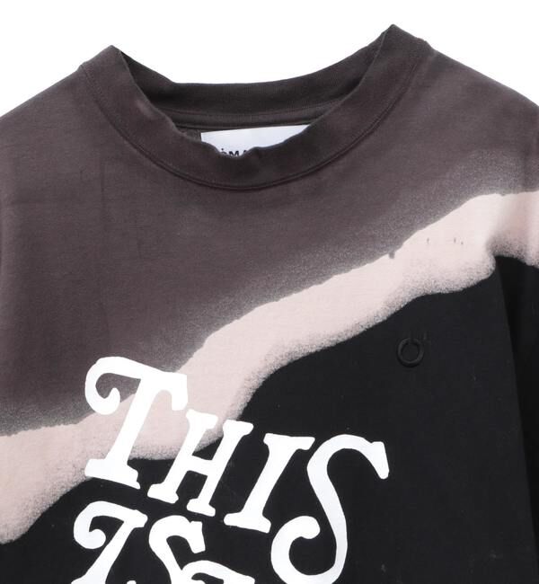 A_「【NOMARHYTHM TEXTILE/ノーマリズム テキスタイル】Hand Dye Twist Tee Print」|Tシャツ・カットソー|