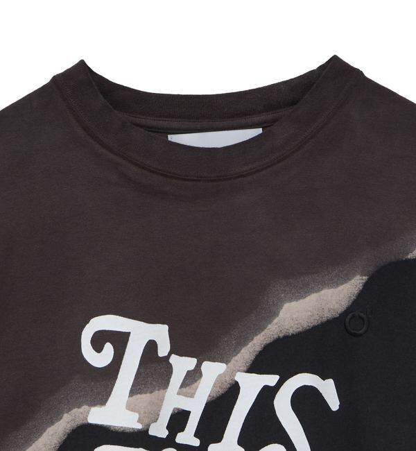 A_「【NOMARHYTHM TEXTILE/ノーマリズム テキスタイル】Hand Dye Twist Tee Print」|Tシャツ・カットソー|