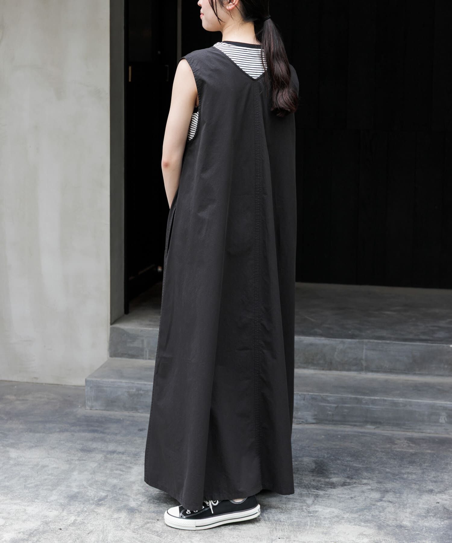 URBAN RESEARCH DOORS「FORK&SPOON　テントラインUネックワンピース」|ワンピース|