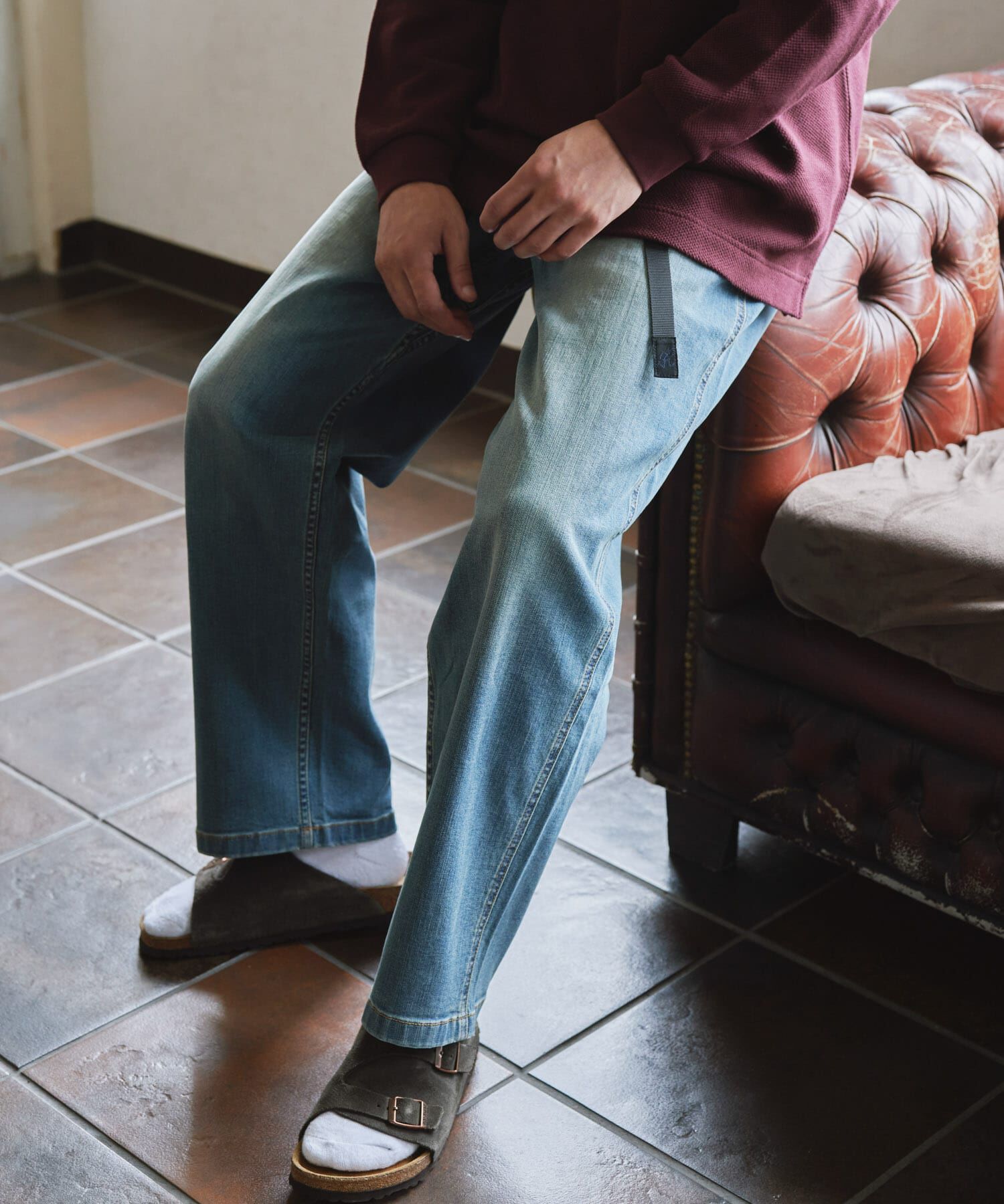 URBAN RESEARCH DOORS「『別注』Gramicci　Mountain Wide Pants」|デニム|