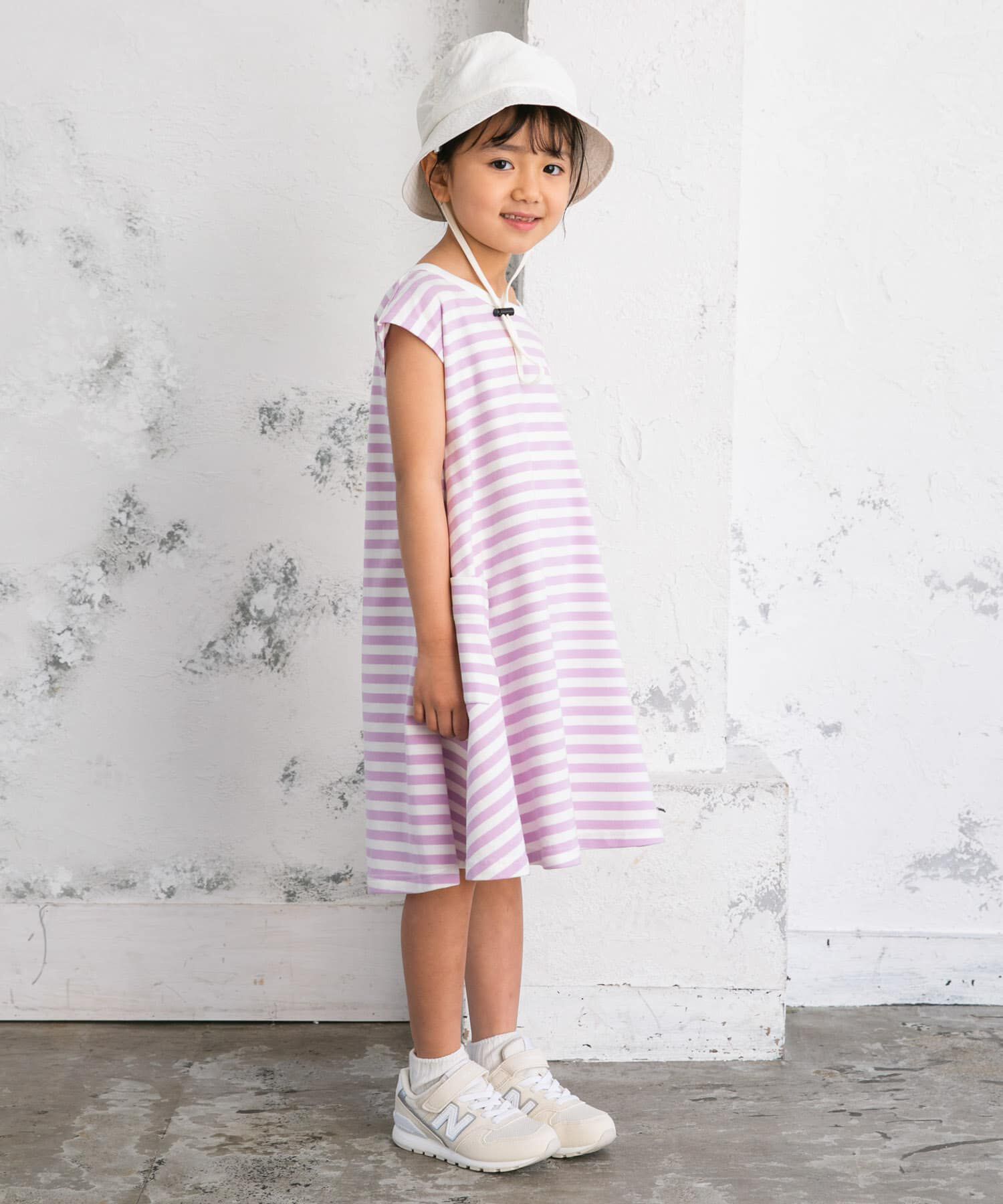 URBAN RESEARCH DOORS「ボーダーフレアワンピース(KIDS)」|ワンピース|
