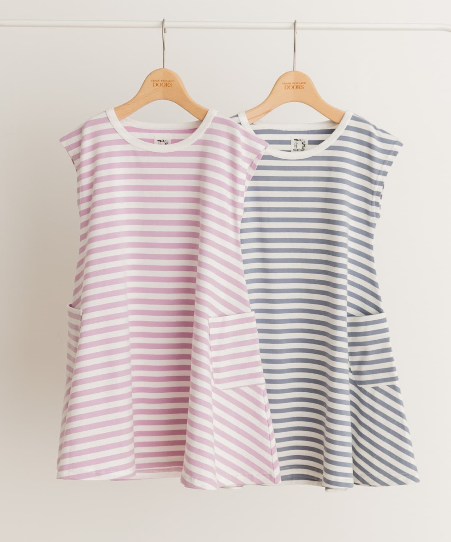 URBAN RESEARCH DOORS「ボーダーフレアワンピース(KIDS)」|ワンピース|