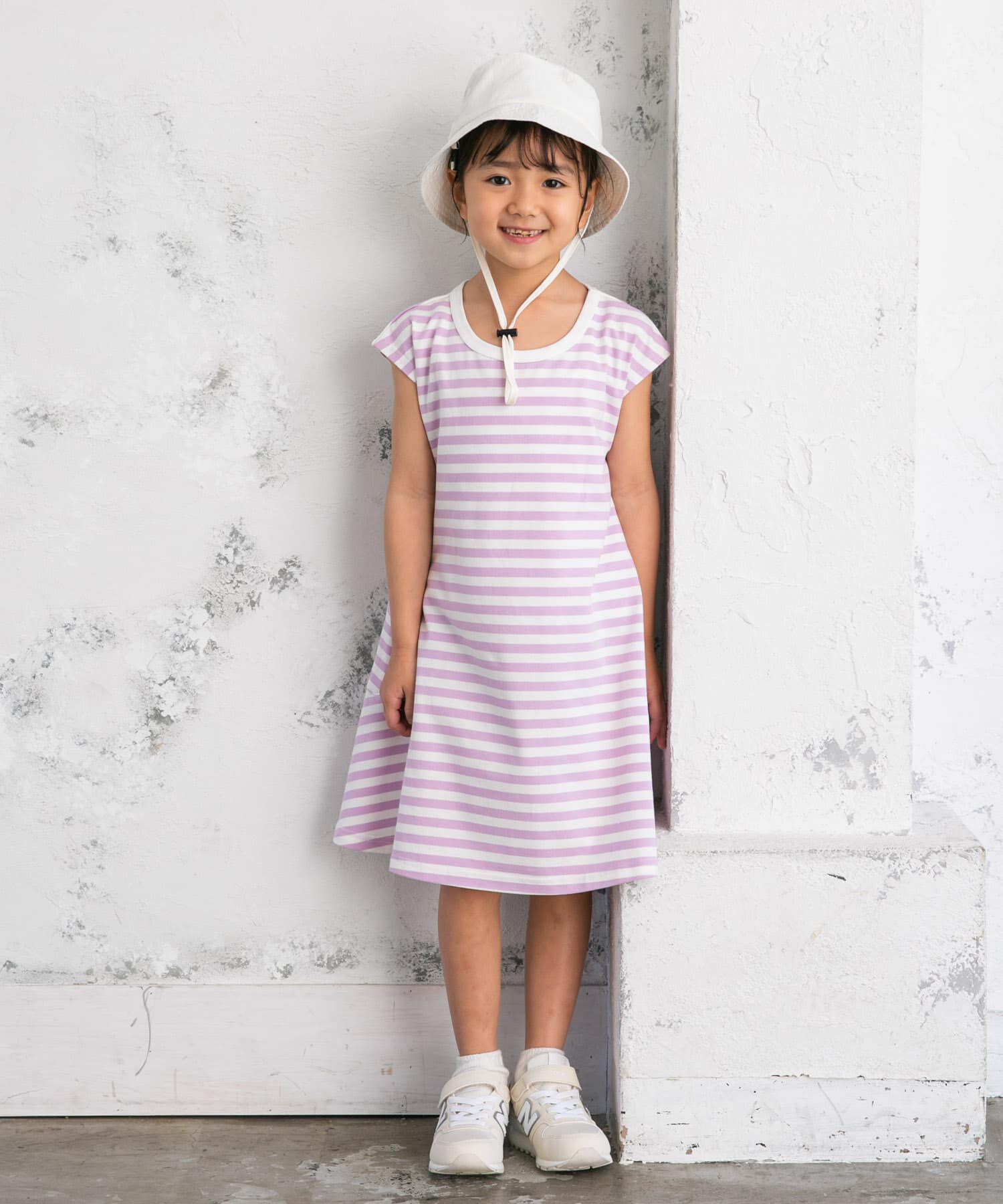 URBAN RESEARCH DOORS「ボーダーフレアワンピース(KIDS)」|ワンピース|