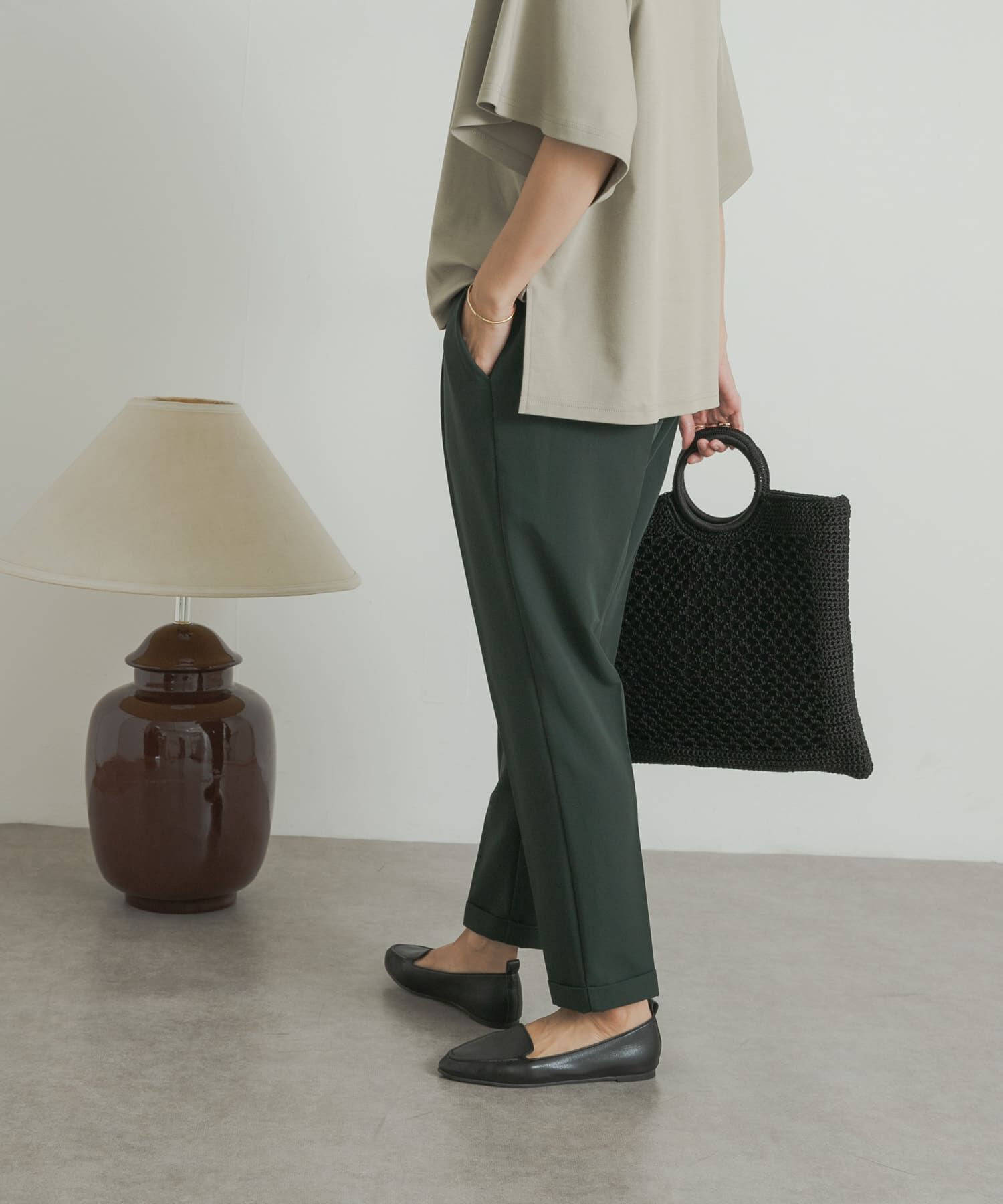 URBAN RESEARCH DOORS「ストレッチテーパードイージーパンツ」|その他|