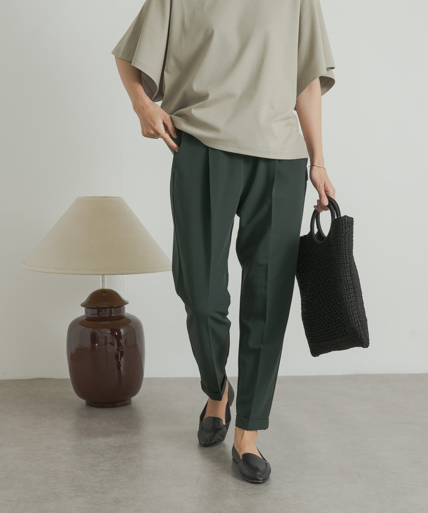 URBAN RESEARCH DOORS「ストレッチテーパードイージーパンツ」|その他|