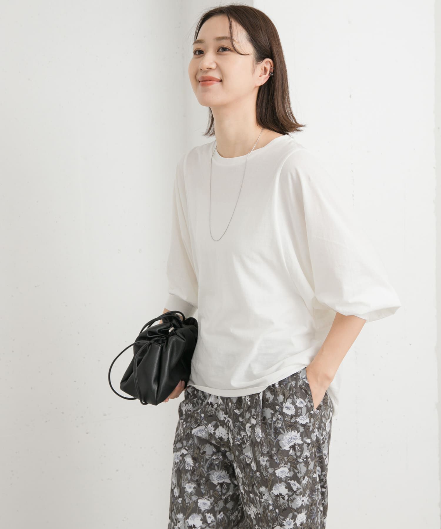 URBAN RESEARCH DOORS「ドルマンルーズロングTシャツ」|Tシャツ・カットソー|