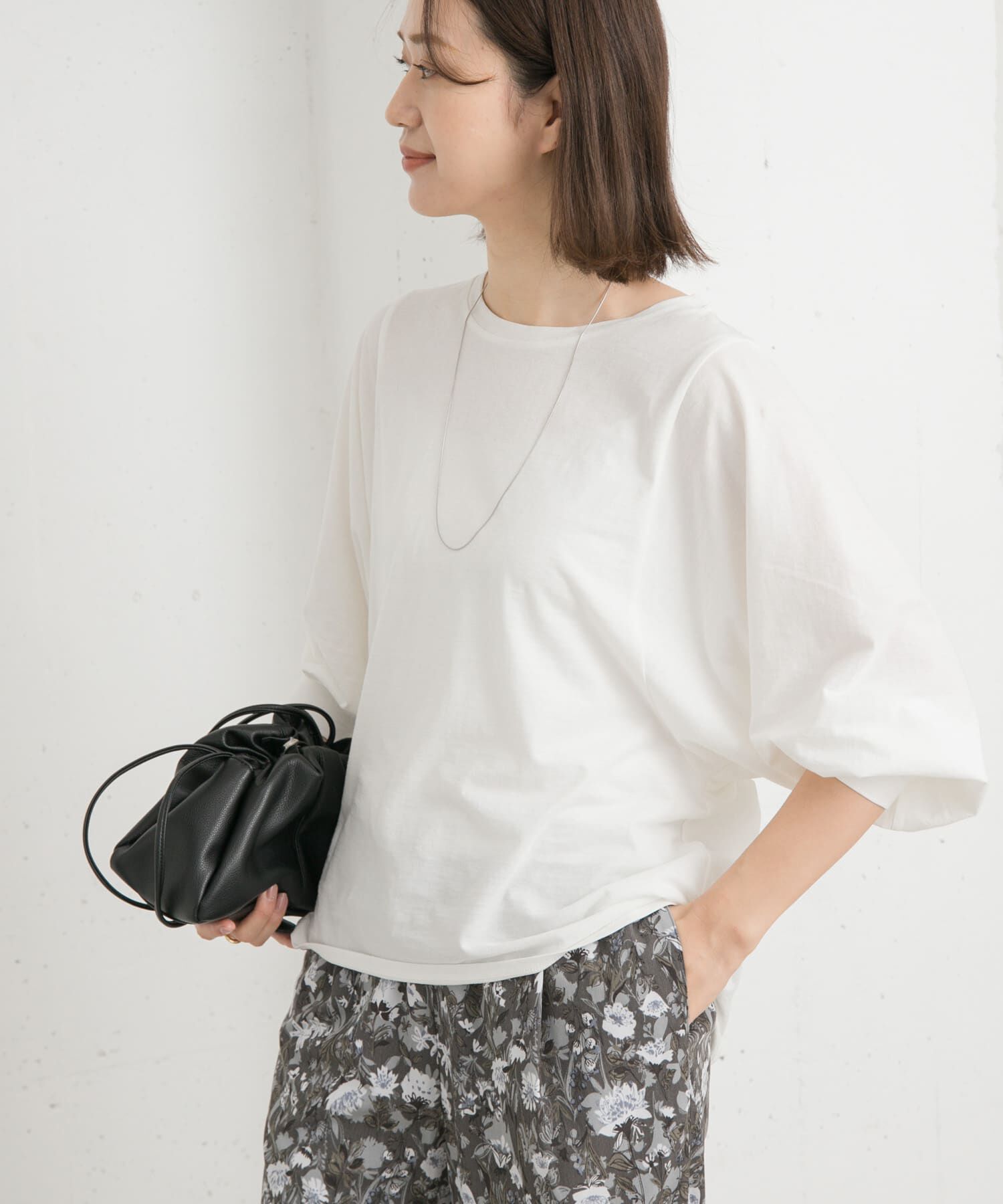 URBAN RESEARCH DOORS「ドルマンルーズロングTシャツ」|Tシャツ・カットソー|