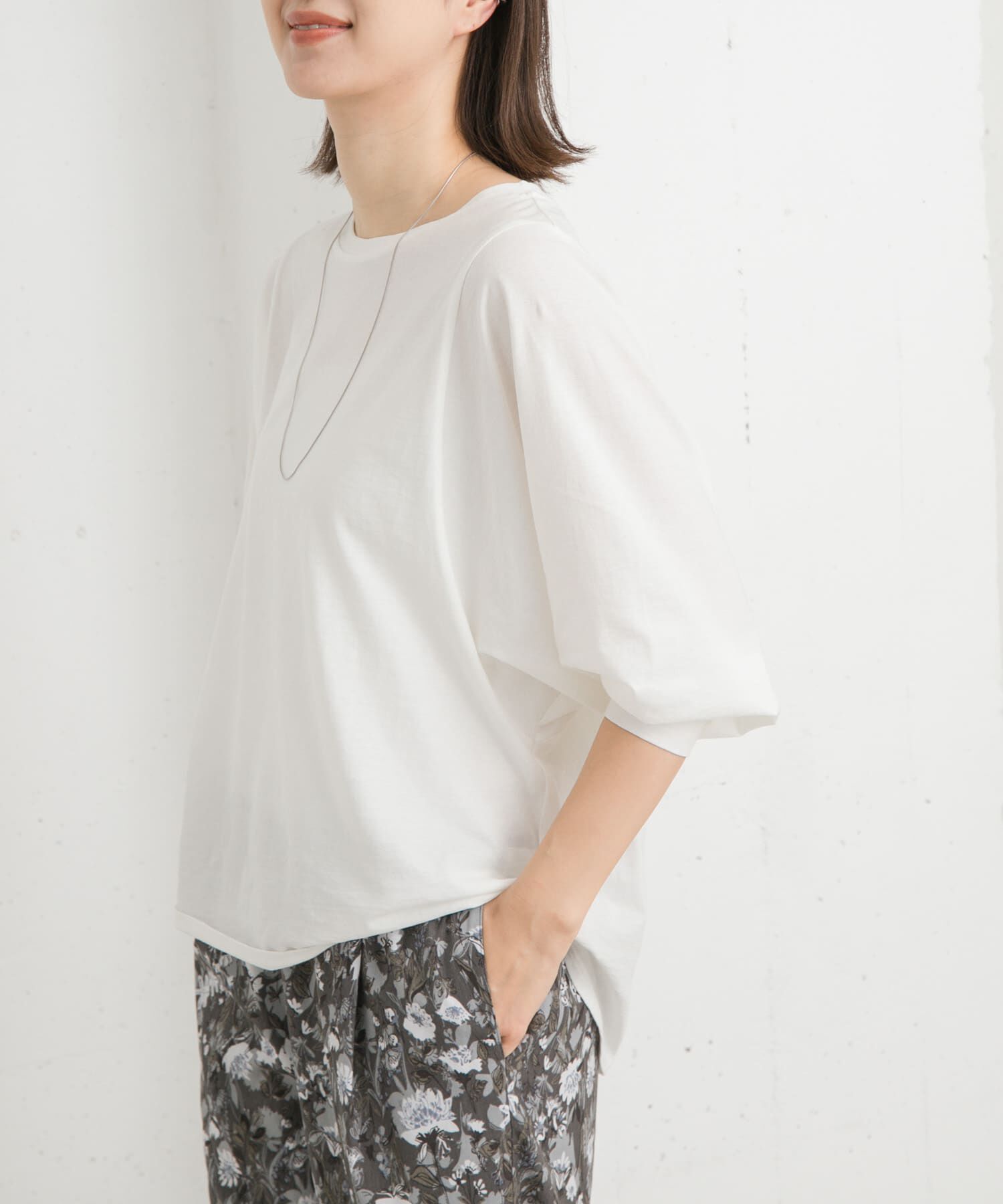 URBAN RESEARCH DOORS「ドルマンルーズロングTシャツ」|Tシャツ・カットソー|