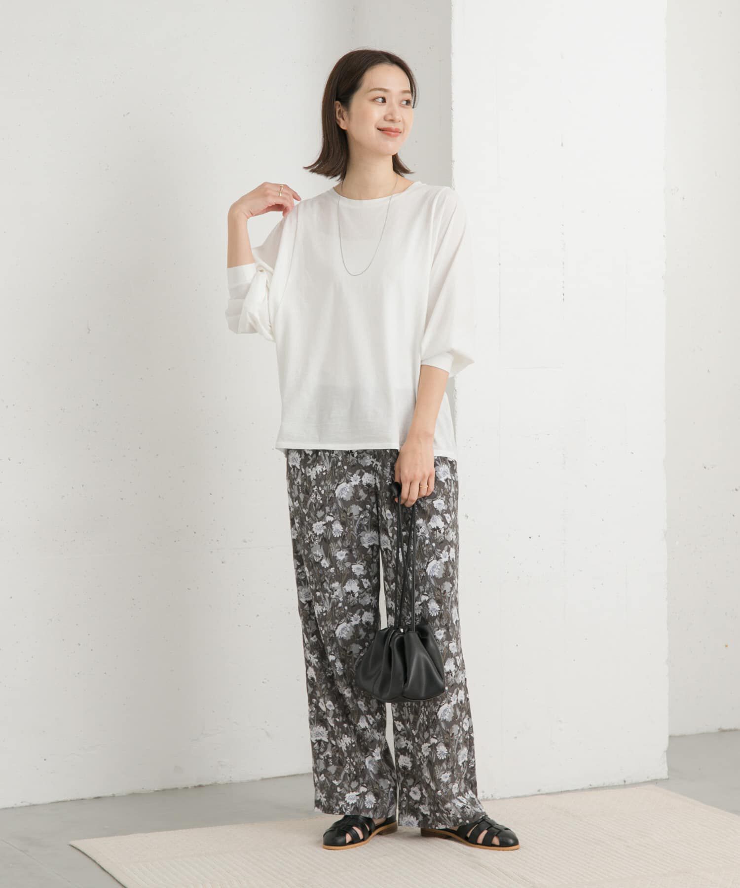 URBAN RESEARCH DOORS「ドルマンルーズロングTシャツ」|Tシャツ・カットソー|