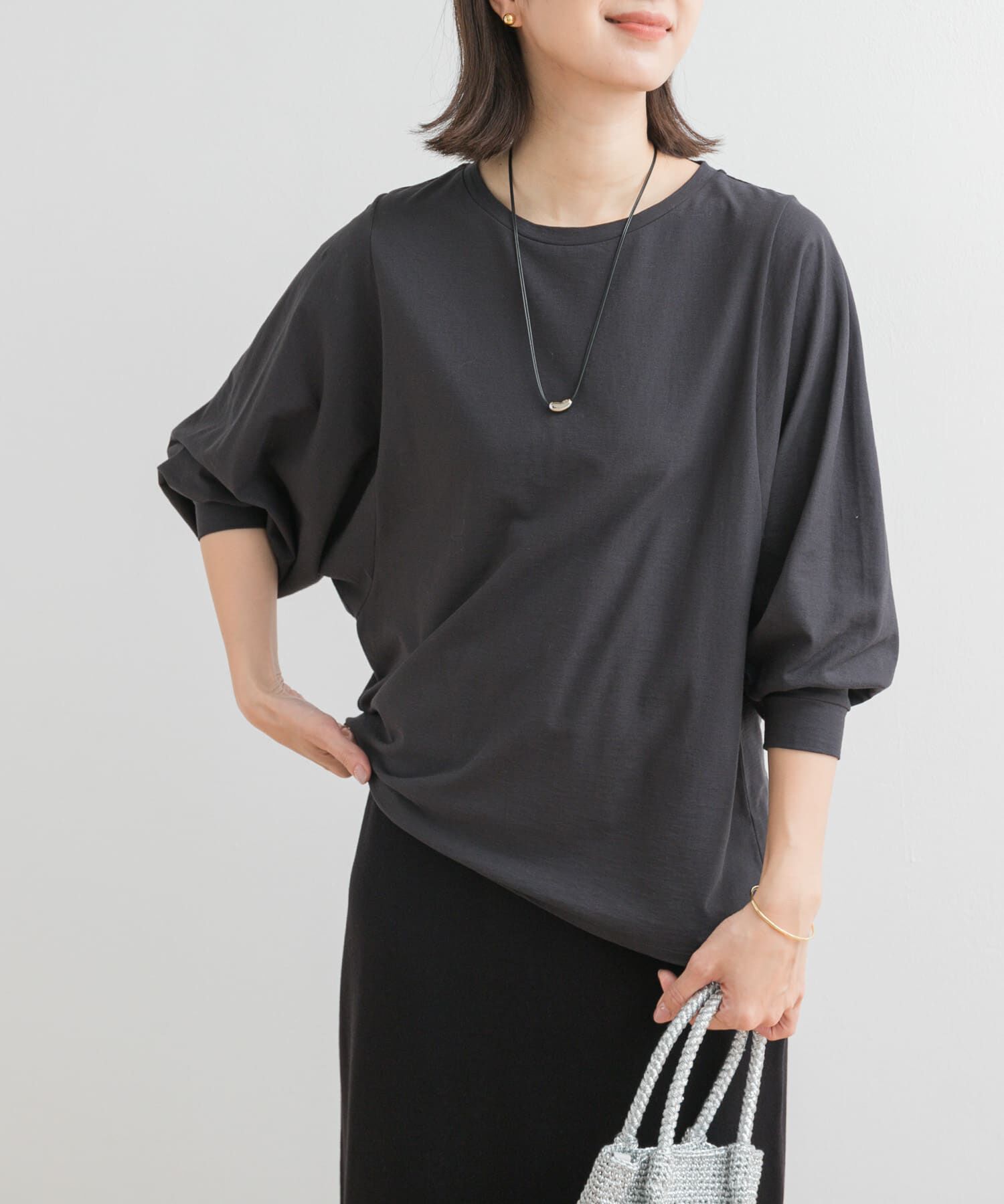 URBAN RESEARCH DOORS「ドルマンルーズロングTシャツ」|Tシャツ・カットソー|