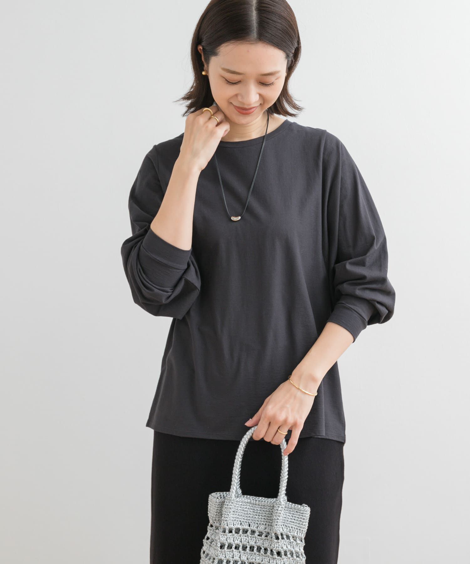 URBAN RESEARCH DOORS「ドルマンルーズロングTシャツ」|Tシャツ・カットソー|