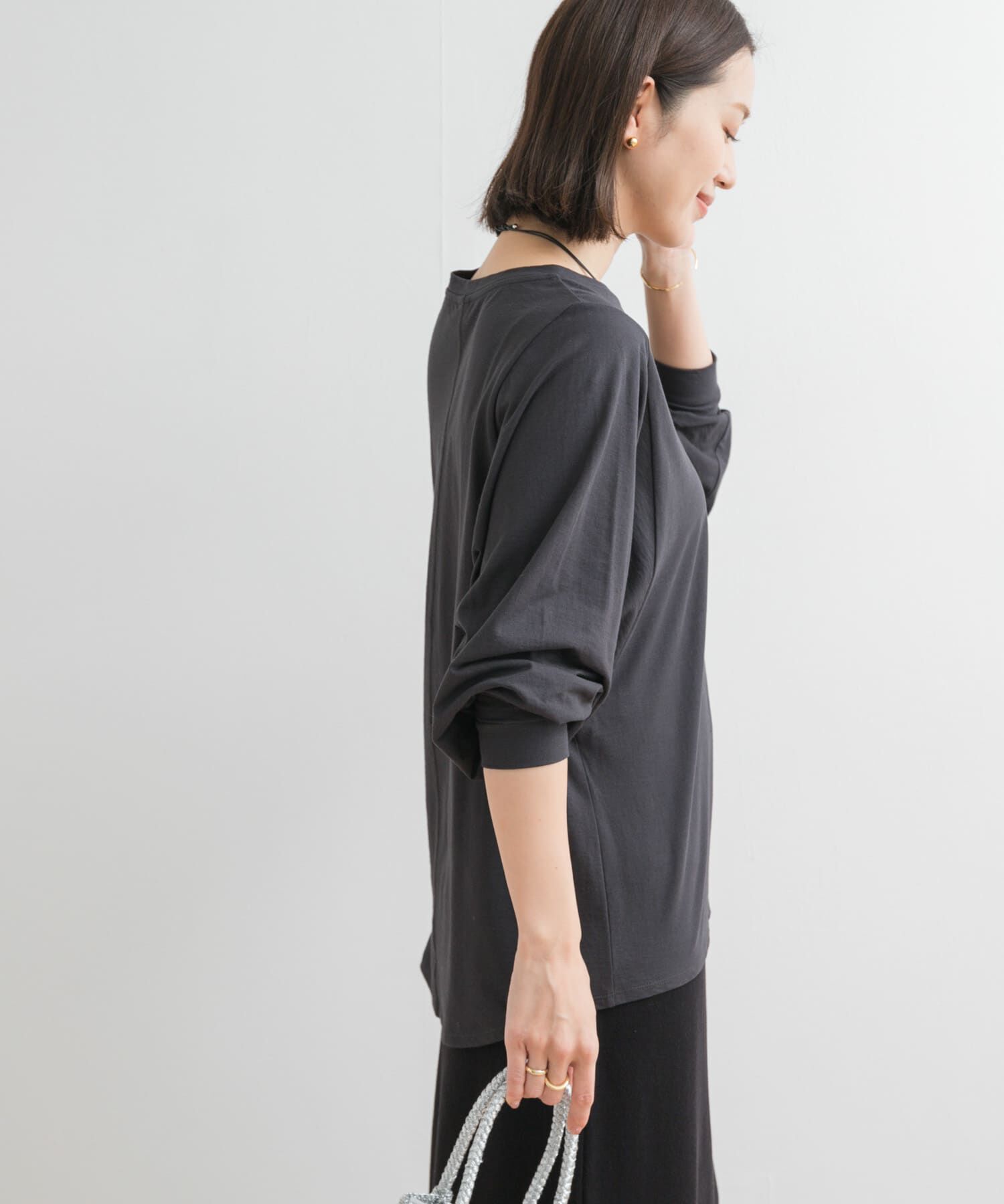 URBAN RESEARCH DOORS「ドルマンルーズロングTシャツ」|Tシャツ・カットソー|