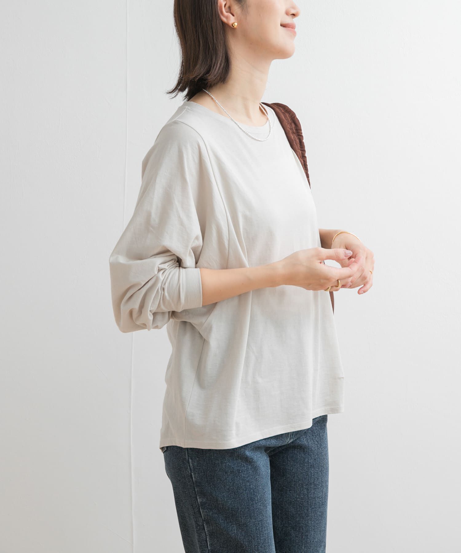 URBAN RESEARCH DOORS「ドルマンルーズロングTシャツ」|Tシャツ・カットソー|