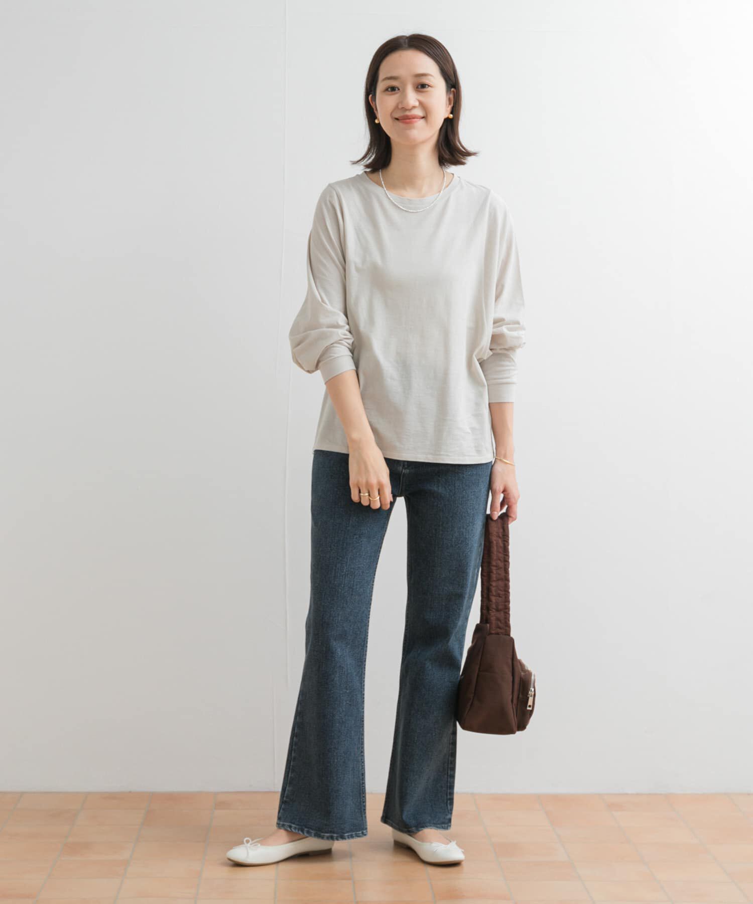 URBAN RESEARCH DOORS「ドルマンルーズロングTシャツ」|Tシャツ・カットソー|