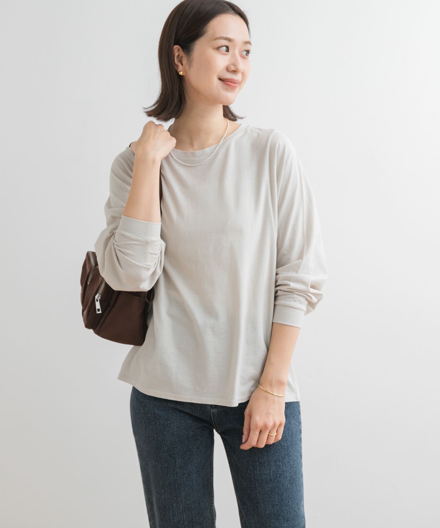 URBAN RESEARCH DOORS「ドルマンルーズロングTシャツ」|Tシャツ・カットソー|