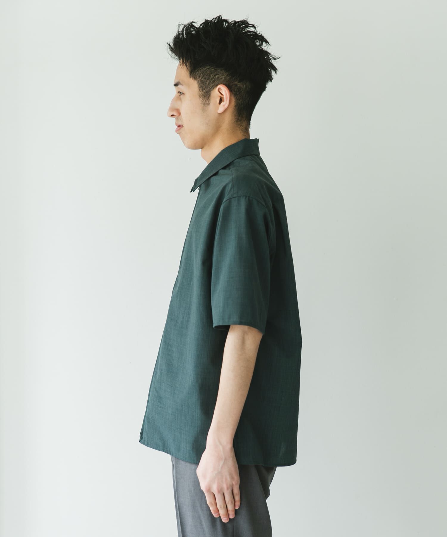 URBAN RESEARCH DOORS「『UR TECH DRYLUXE』ZIP SHIRTS」|シャツ・ブラウス|