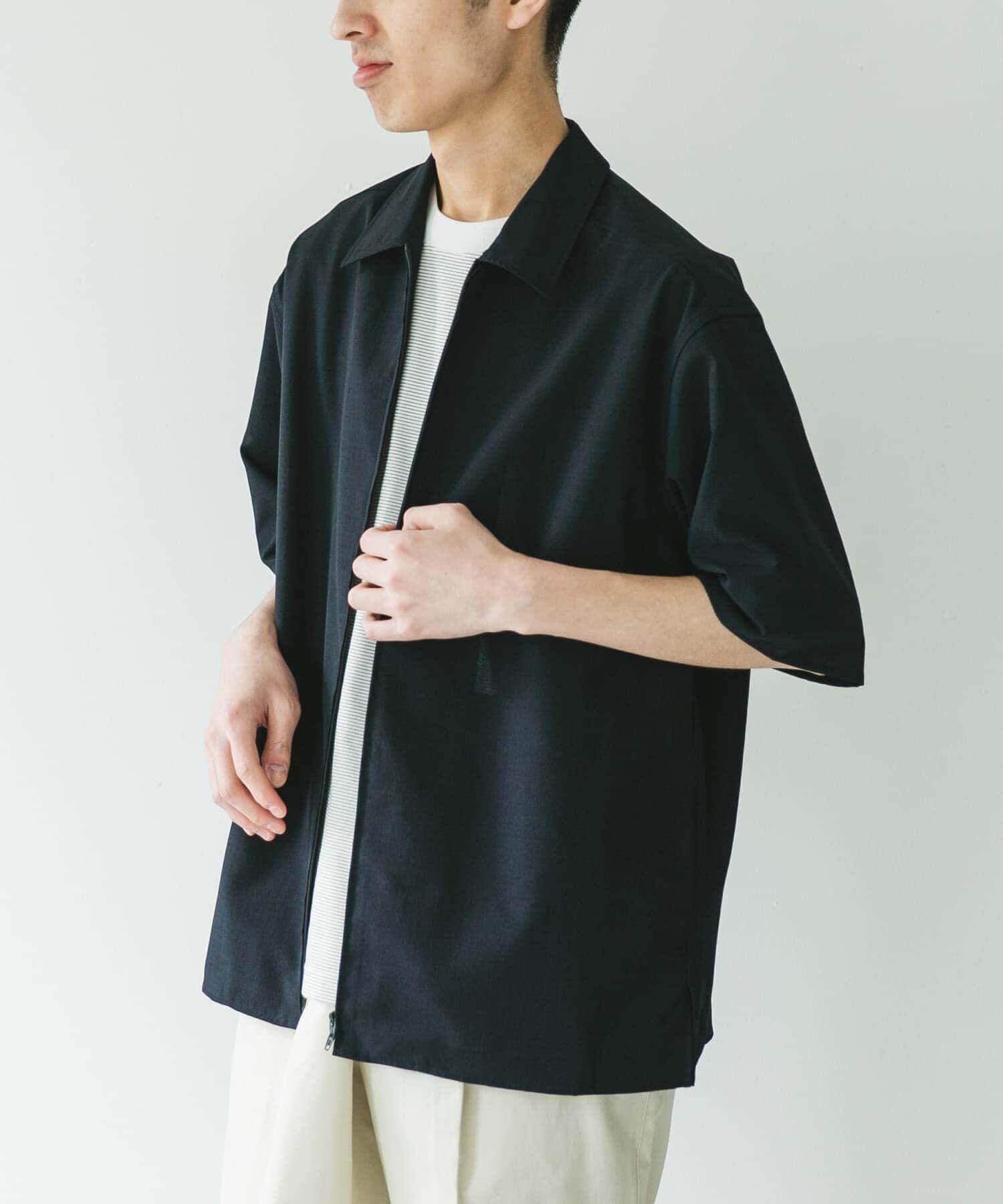 URBAN RESEARCH DOORS「『UR TECH DRYLUXE』ZIP SHIRTS」|シャツ・ブラウス|