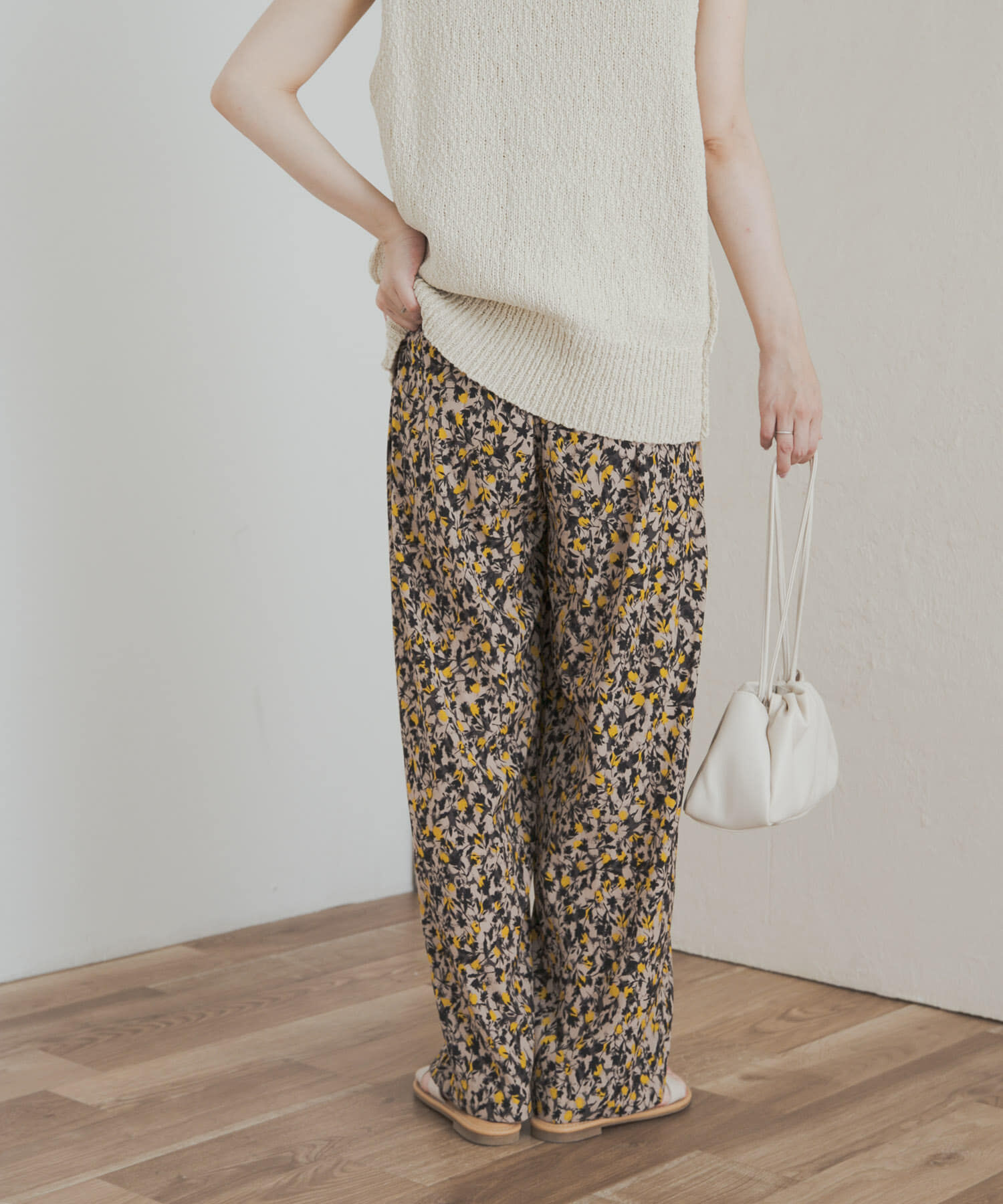 URBAN RESEARCH DOORS「『接触冷感/吸水速乾/ｲｰｼﾞｰｹｱ』ﾌﾗﾜｰﾌﾟﾘﾝﾄﾄﾞﾗｲﾀｯ  」|その他|