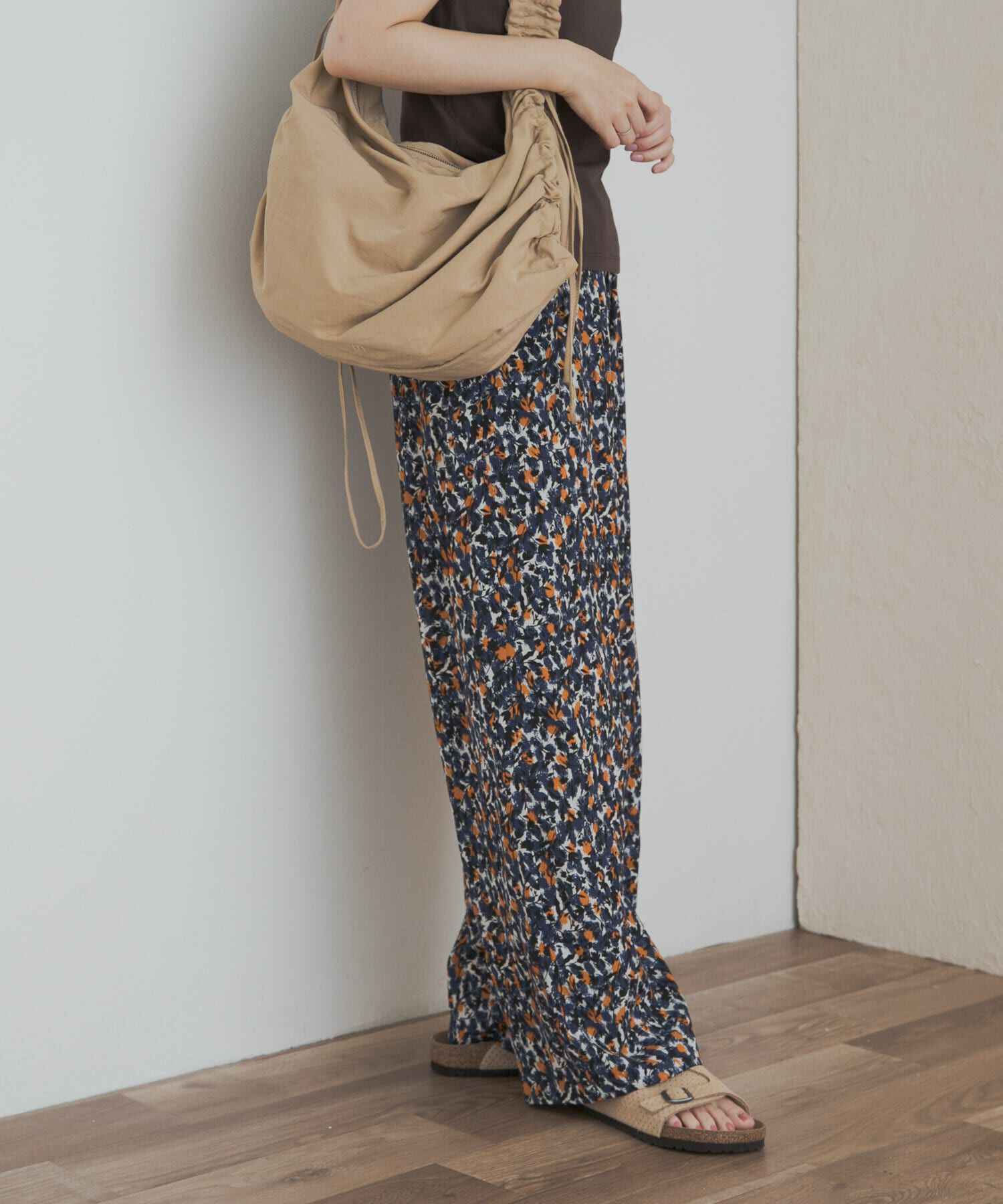 URBAN RESEARCH DOORS「『接触冷感/吸水速乾/ｲｰｼﾞｰｹｱ』ﾌﾗﾜｰﾌﾟﾘﾝﾄﾄﾞﾗｲﾀｯ  」|その他|