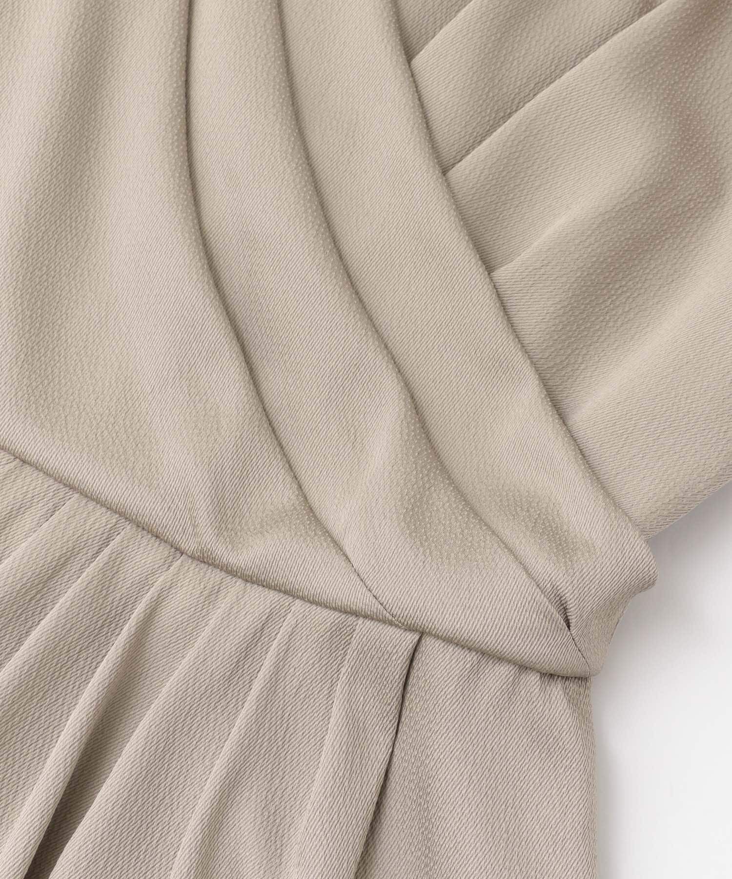 URBAN RESEARCH ROSSO「タックドレープドレス」|ワンピース|