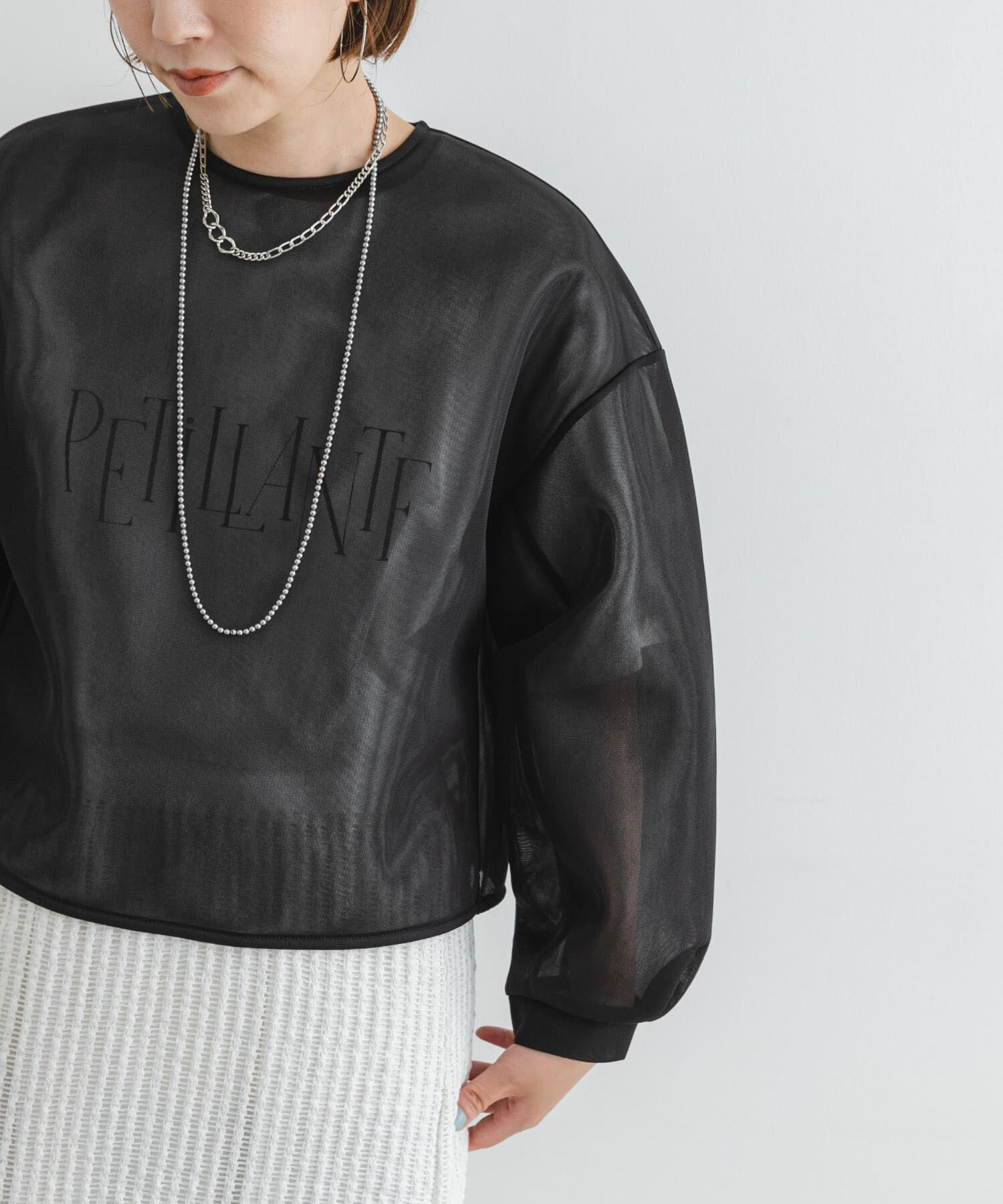 URBAN RESEARCH ROSSO「F by ROSSO　シアーショートブラウス」|シャツ・ブラウス|