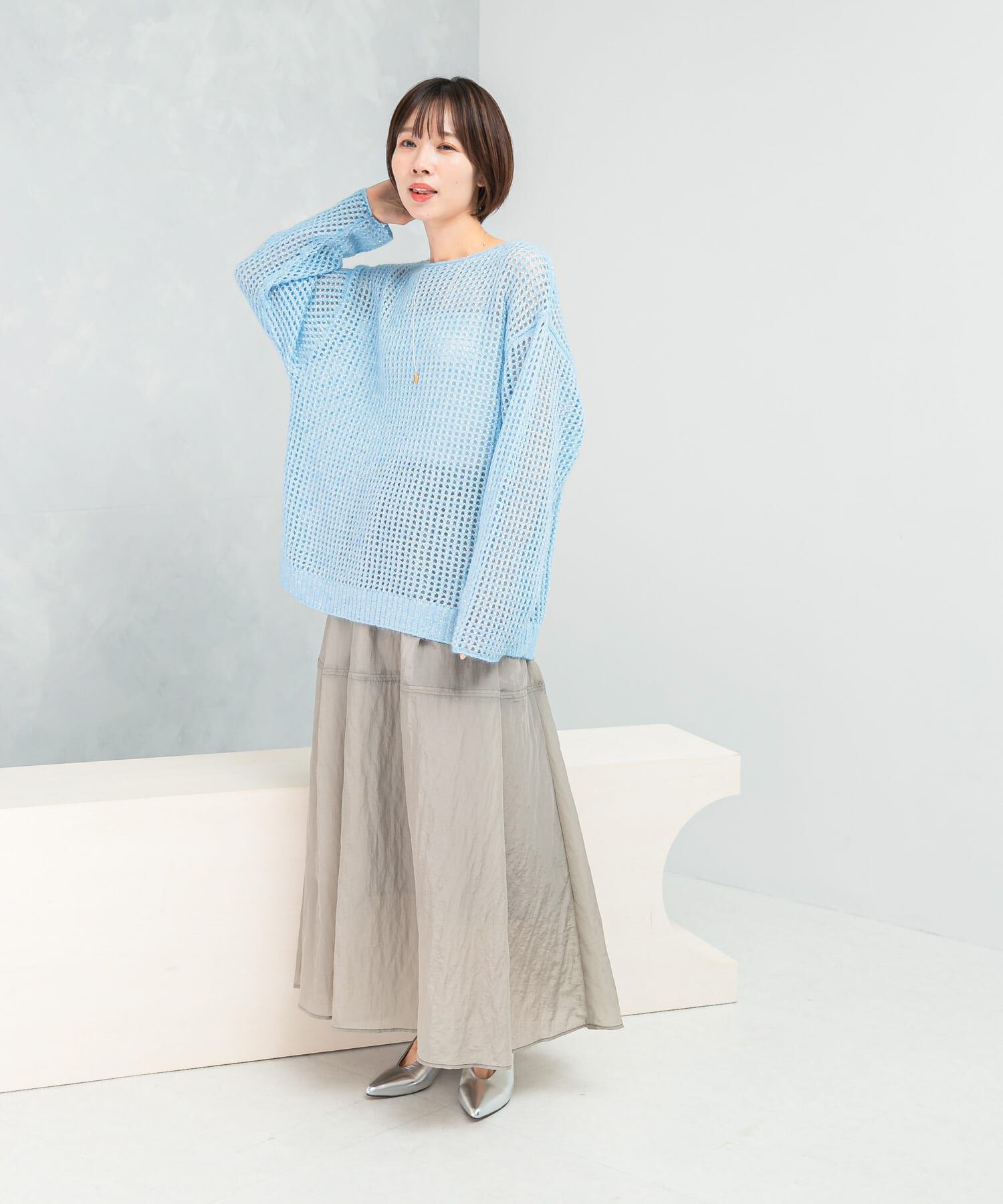 URBAN RESEARCH ROSSO「ブライトギャザースカート」|スカート|