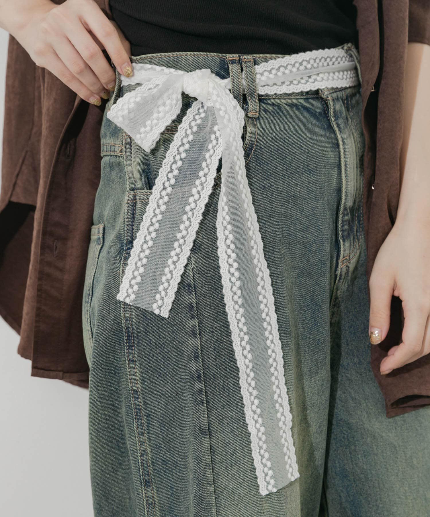 SMELLY「マルチレースセットネックレスA」|ネックレス|