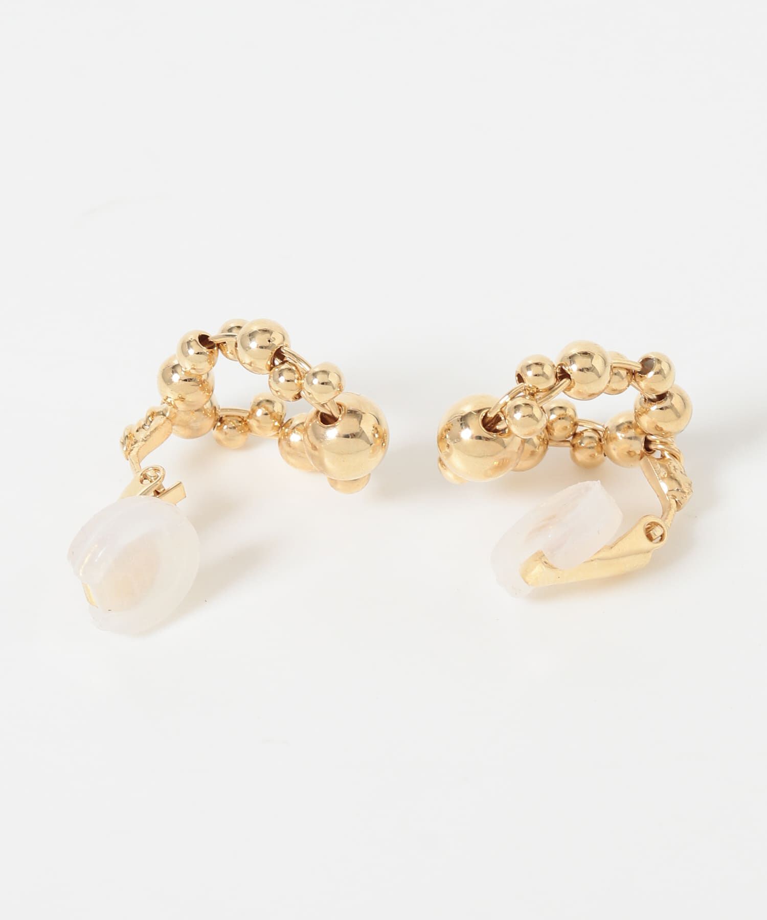 SMELLY「ランダムメタルビーズイヤリング」|イヤリング|