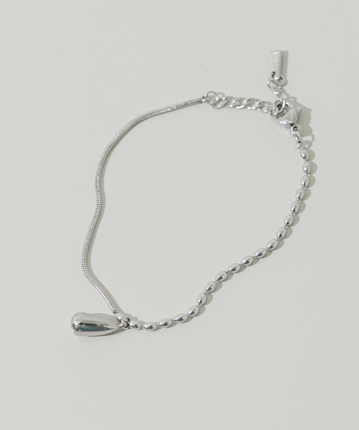 SMELLY「ステンレスドロップトップブレスレット」|ブレスレット・バングル|シルバー