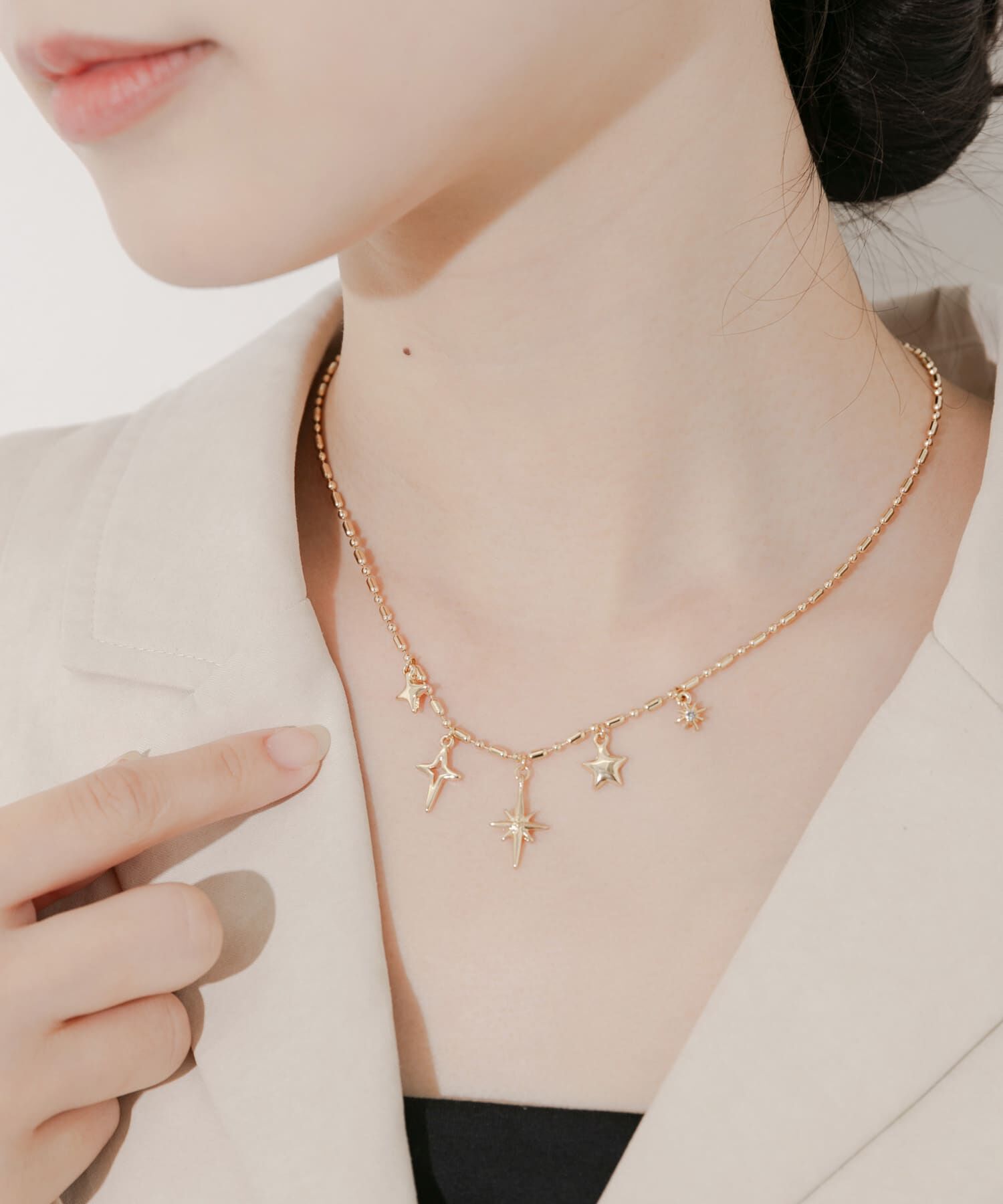 SMELLY「トゥインクルチャームネックレス」|ネックレス|