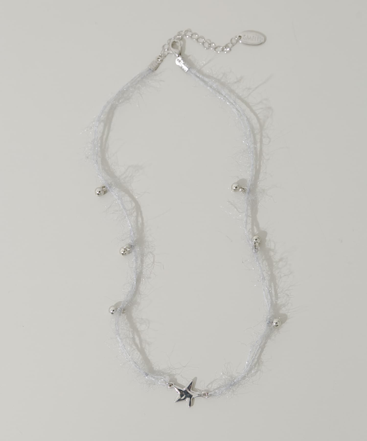 SMELLY「ウールヤーンチャームコードチョーカーネックレス」|ネックレス|