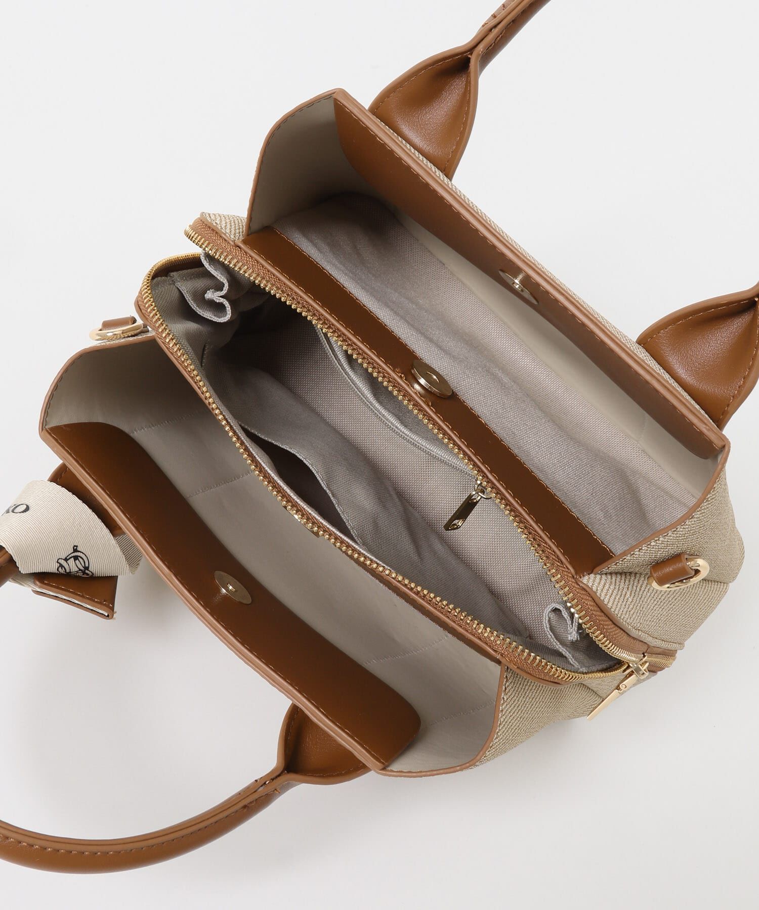 RODE SKO「ロゴリボン付2WAYハンドバッグ」|ハンドバッグ|