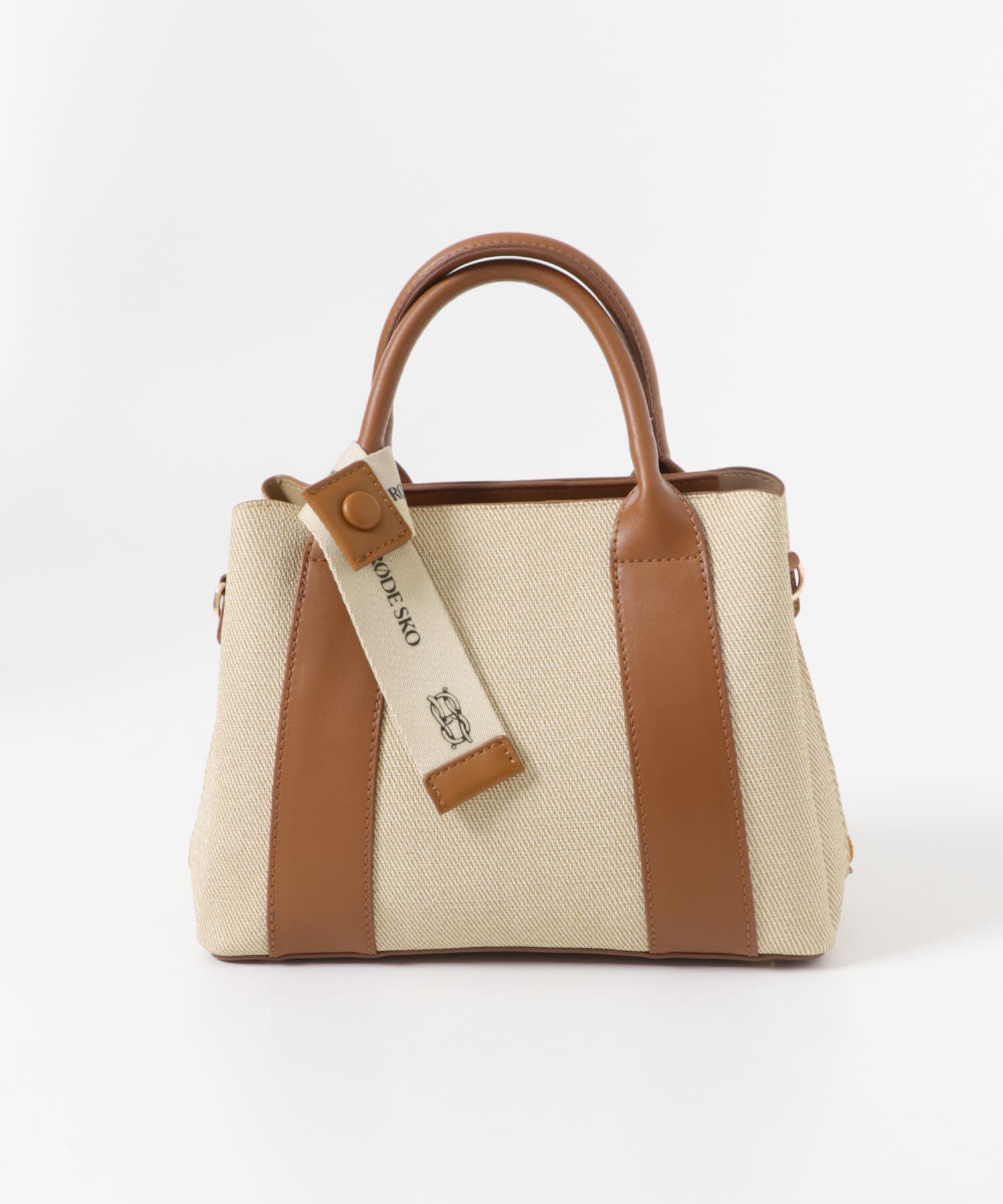 RODE SKO「ロゴリボン付2WAYハンドバッグ」|ハンドバッグ|