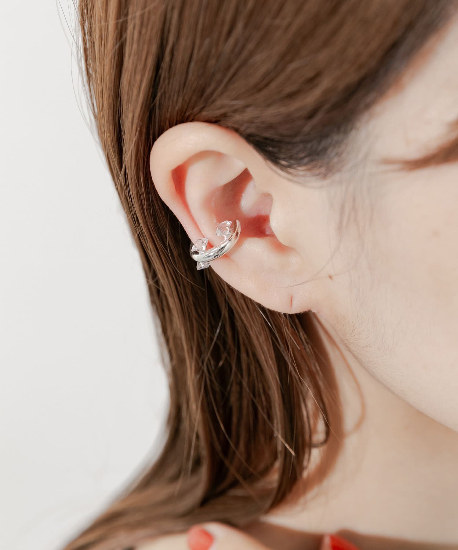 SMELLY「ビジューイヤカフ」|イヤリング|