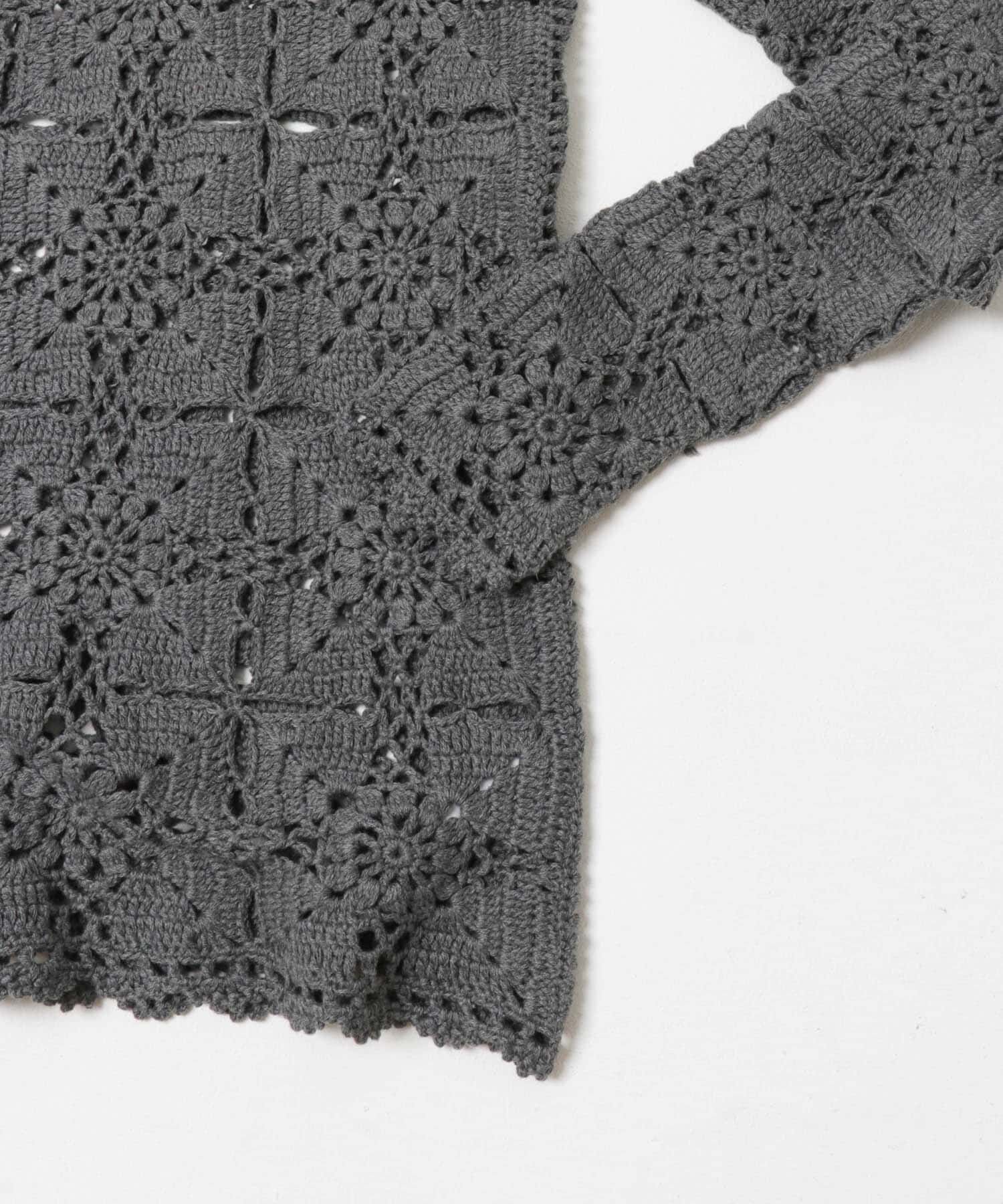 URBAN RESEARCH DOORS「OPEN SESAME CLUB　cashmere fleur lace tops」|ニット・セーター|