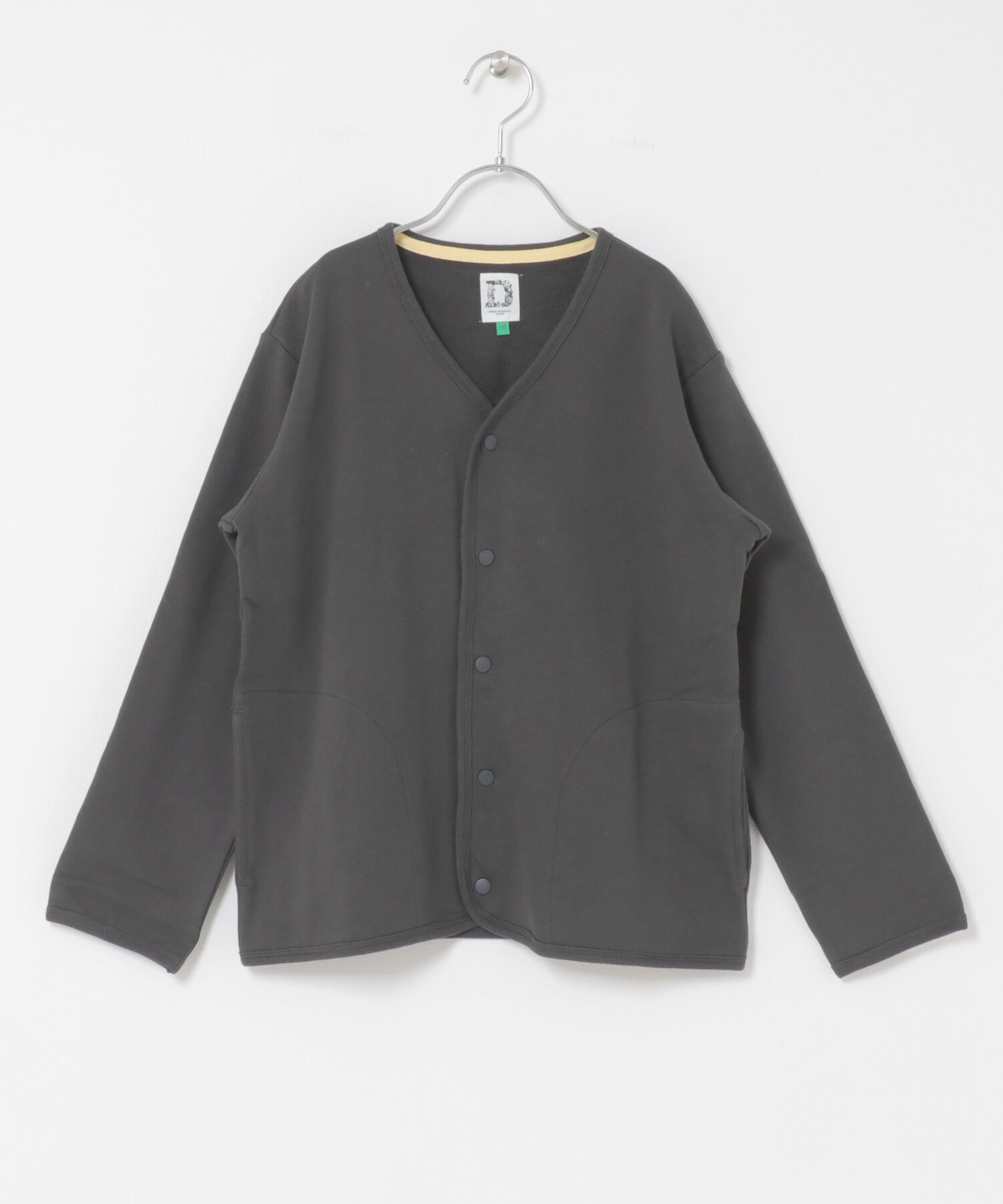 URBAN RESEARCH DOORS「『WEB/一部店舗限定』裏毛Vネックカーディガン(KIDS)」|その他|チャコールグレー