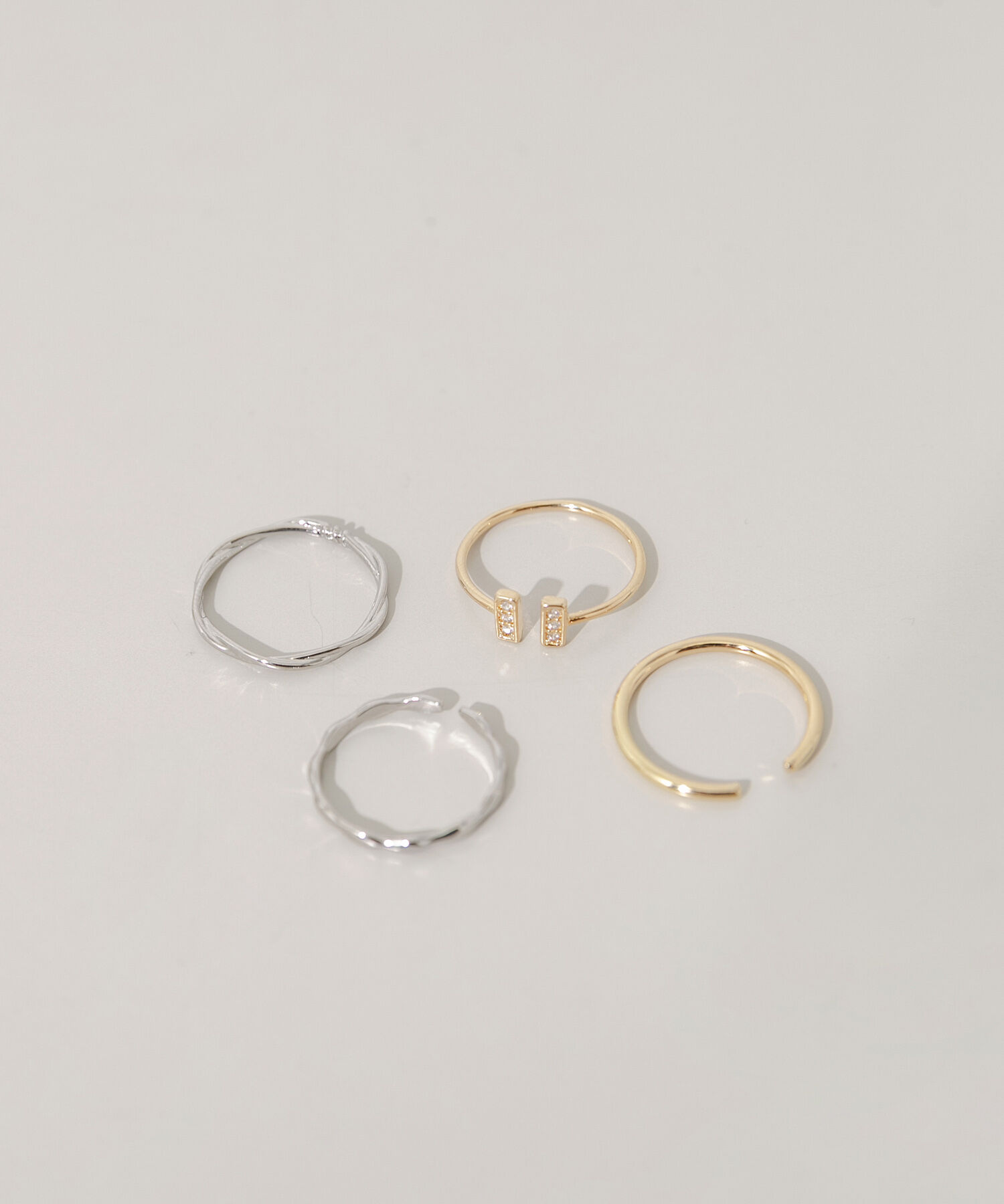 SMELLY「4セットリング」|リング|ゴールド系その他