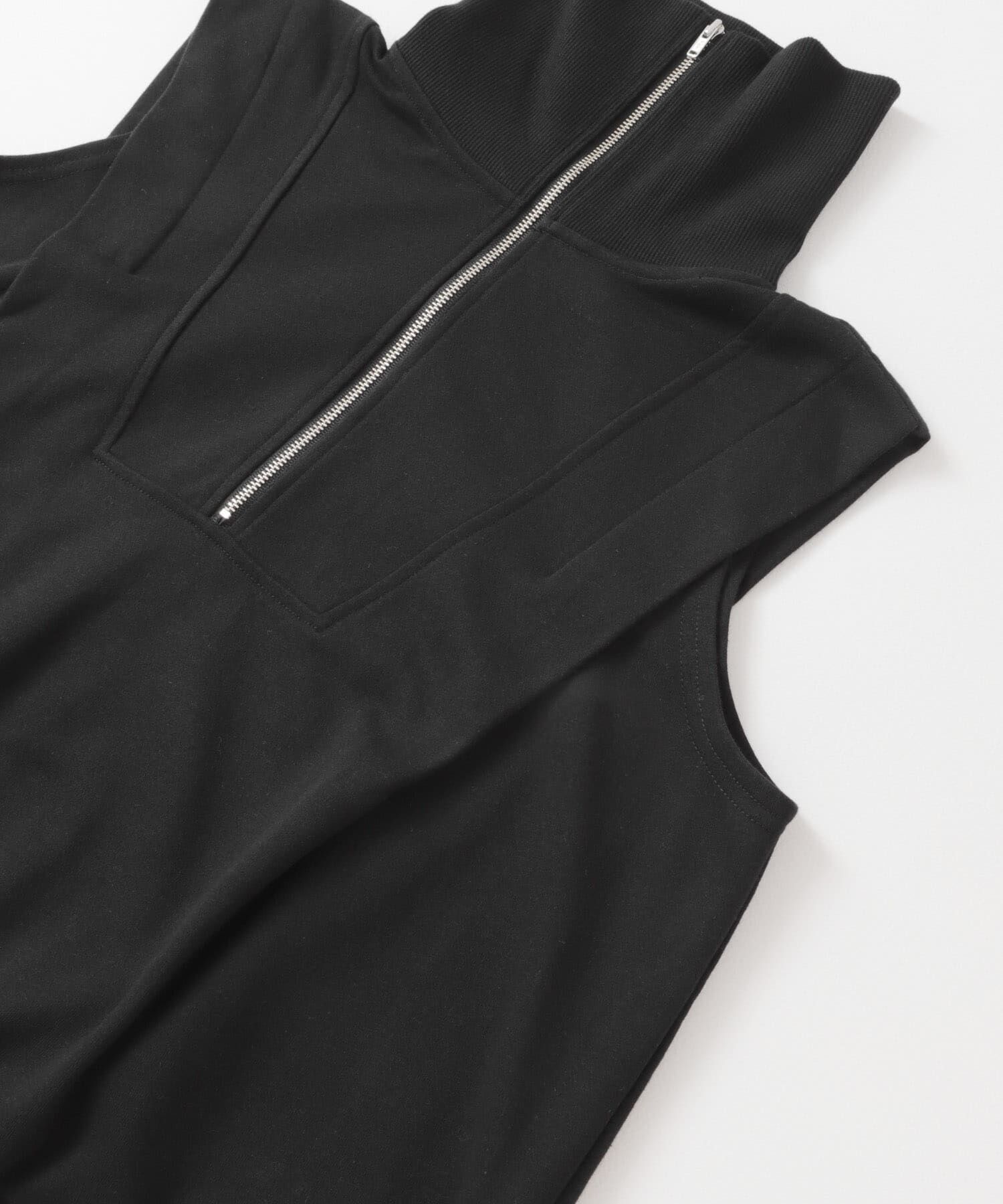  「ハーフZIPカットワンピース」|ワンピース|