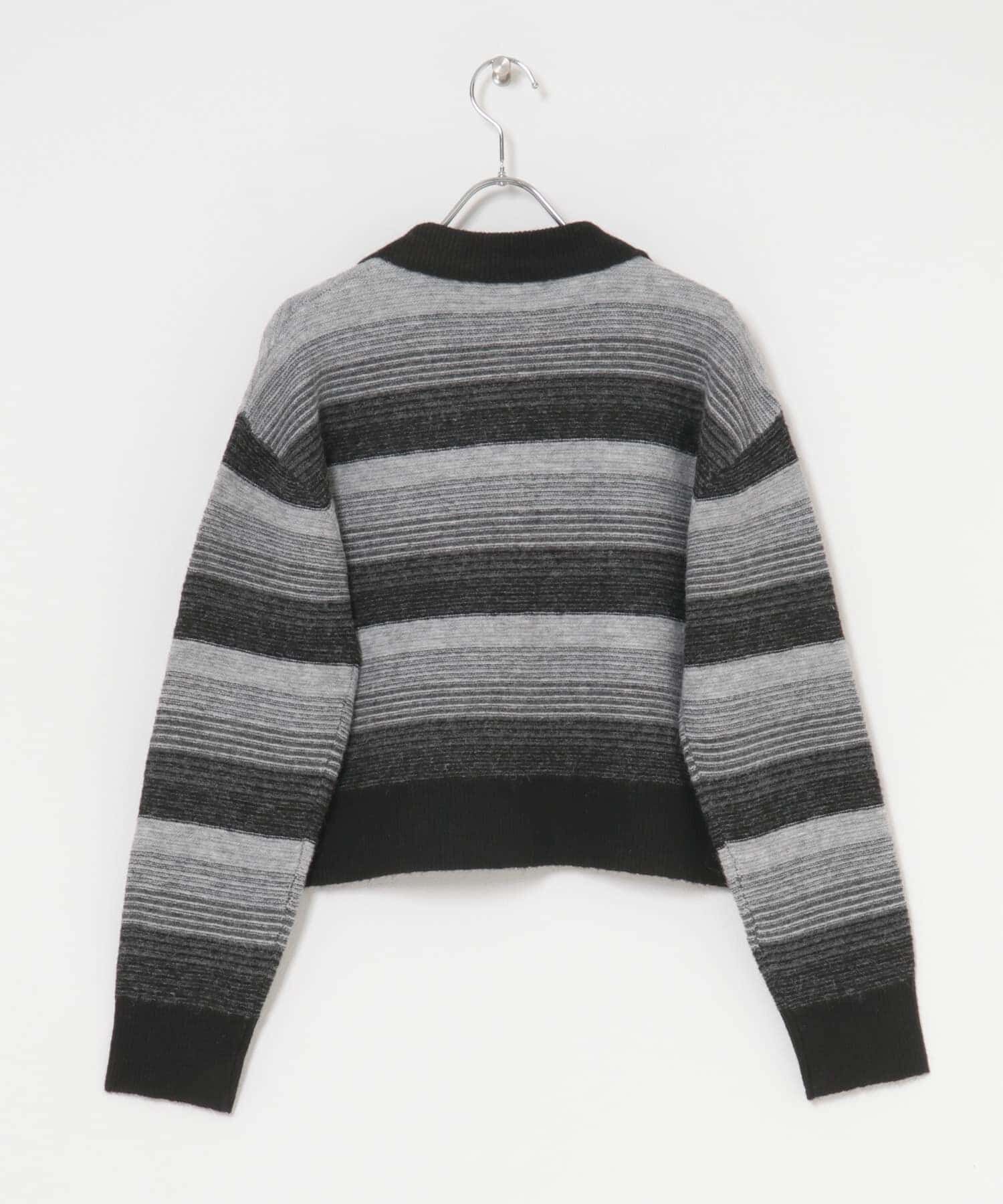  「グラデーションボーダーカーディガン」|カーディガン|