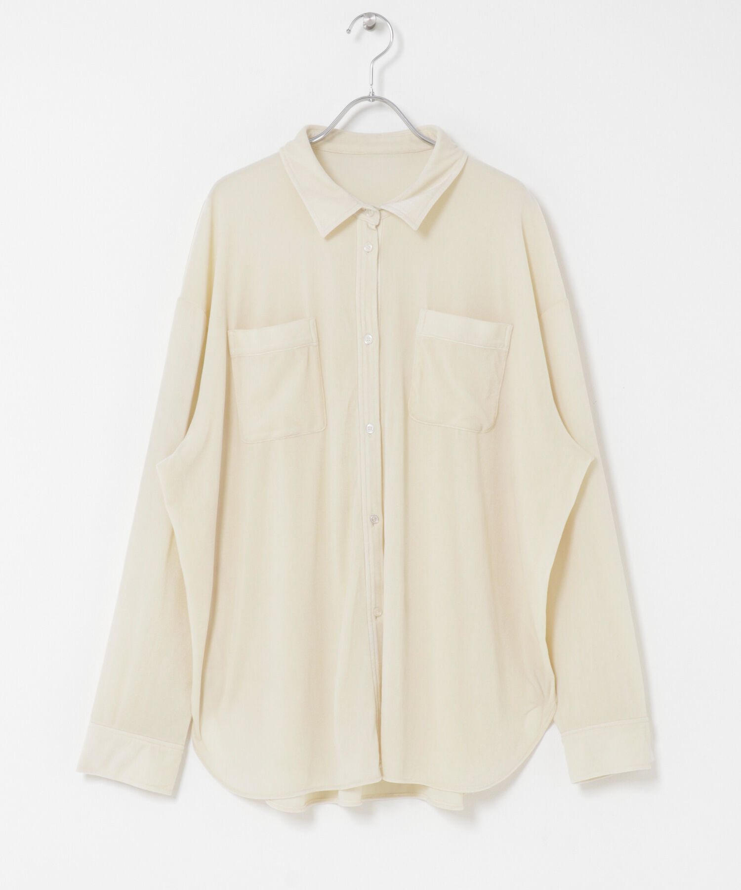  「シアーベロアルーズシャツ」|シャツ・ブラウス|