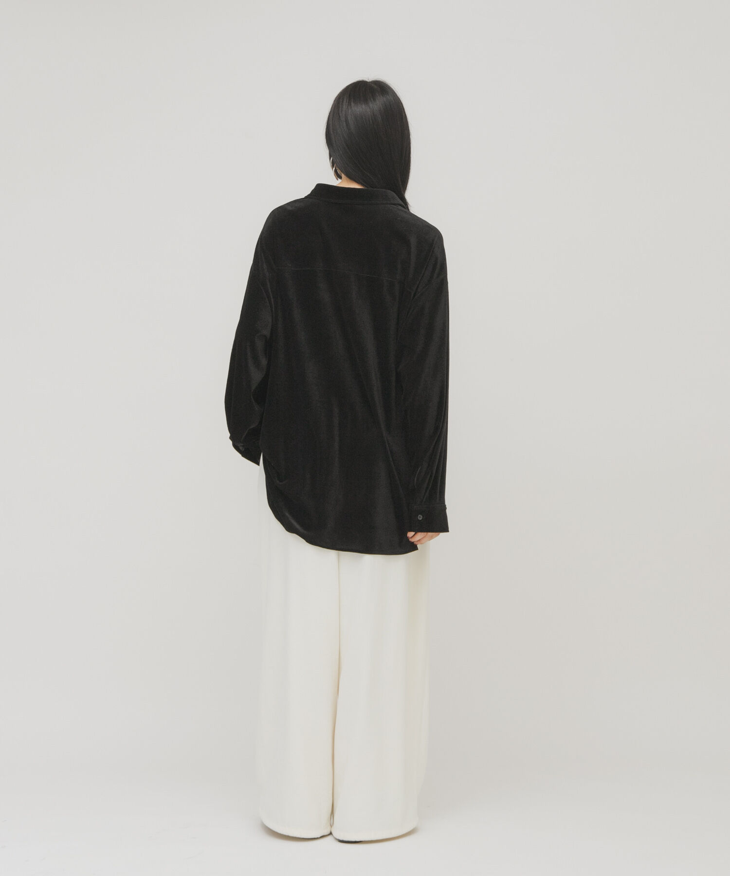  「シアーベロアルーズシャツ」|シャツ・ブラウス|