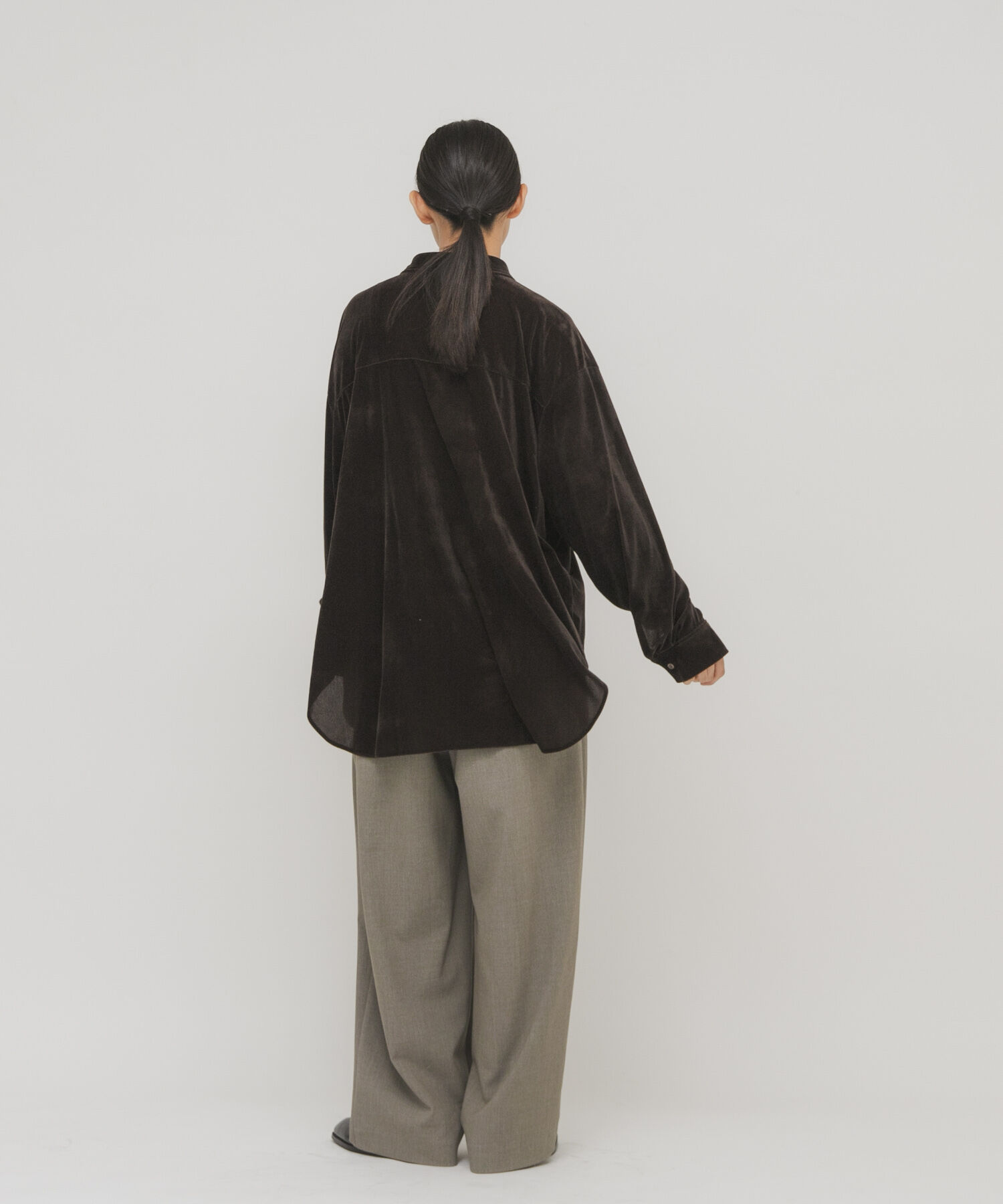  「シアーベロアルーズシャツ」|シャツ・ブラウス|