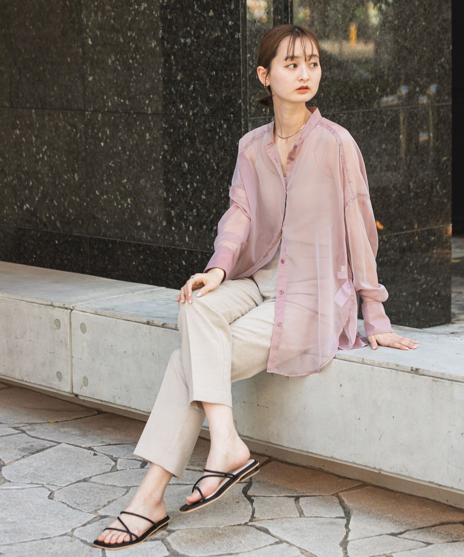 SENSE OF PLACE by URBAN RESEARCH「コードアシメサンダル」|サンダル|