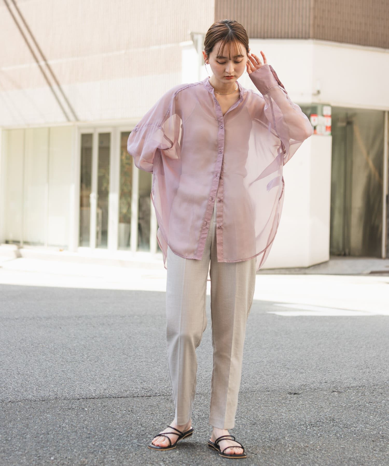 SENSE OF PLACE by URBAN RESEARCH「コードアシメサンダル」|サンダル|