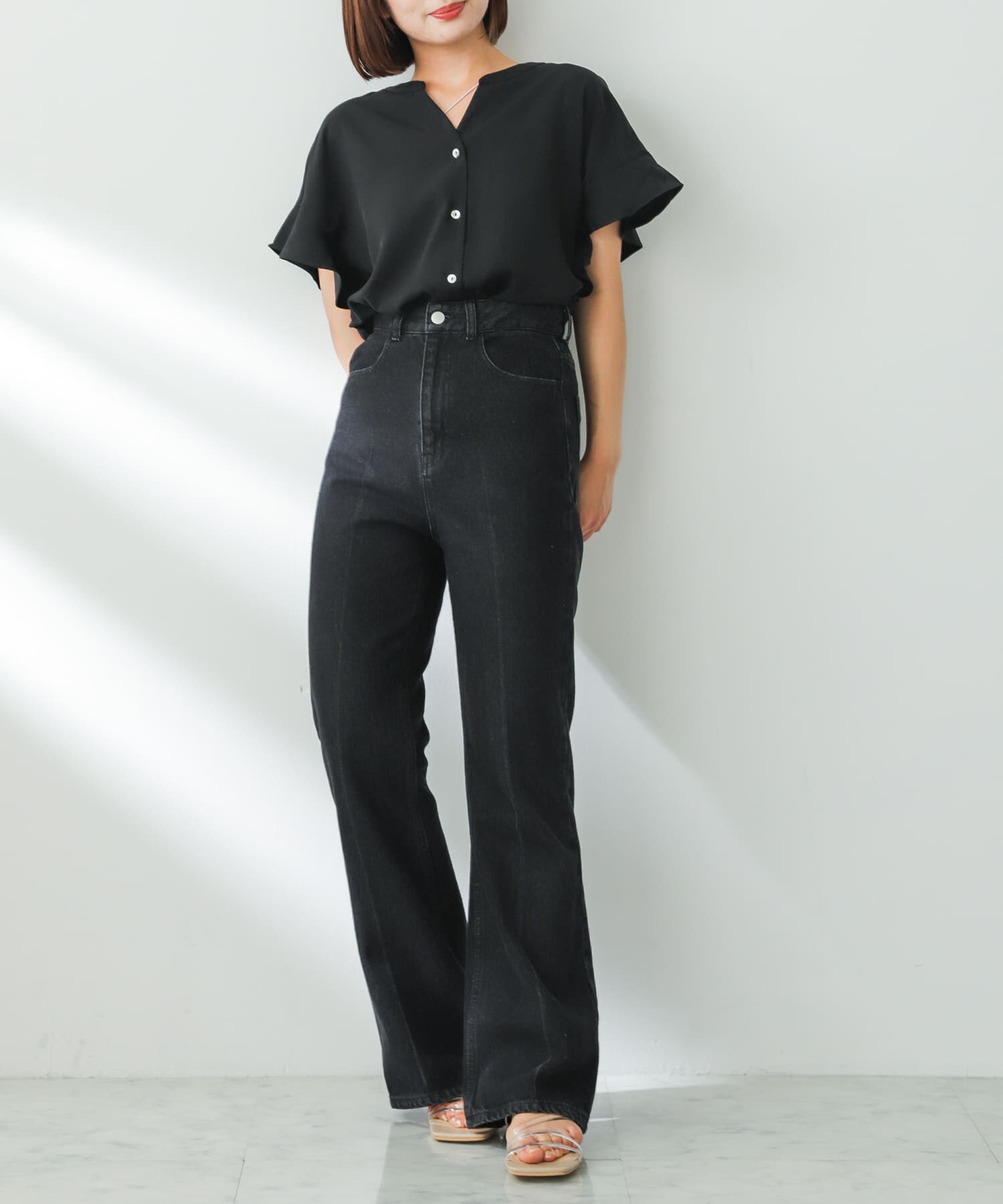 SENSE OF PLACE by URBAN RESEARCH「PVCアシメサンダル」|サンダル|