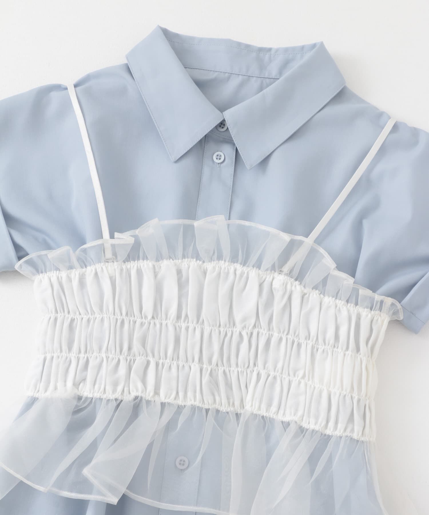 SENSE OF PLACE by URBAN RESEARCH「ビスチェセットフレンチスリーブワンピース」|ワンピース|