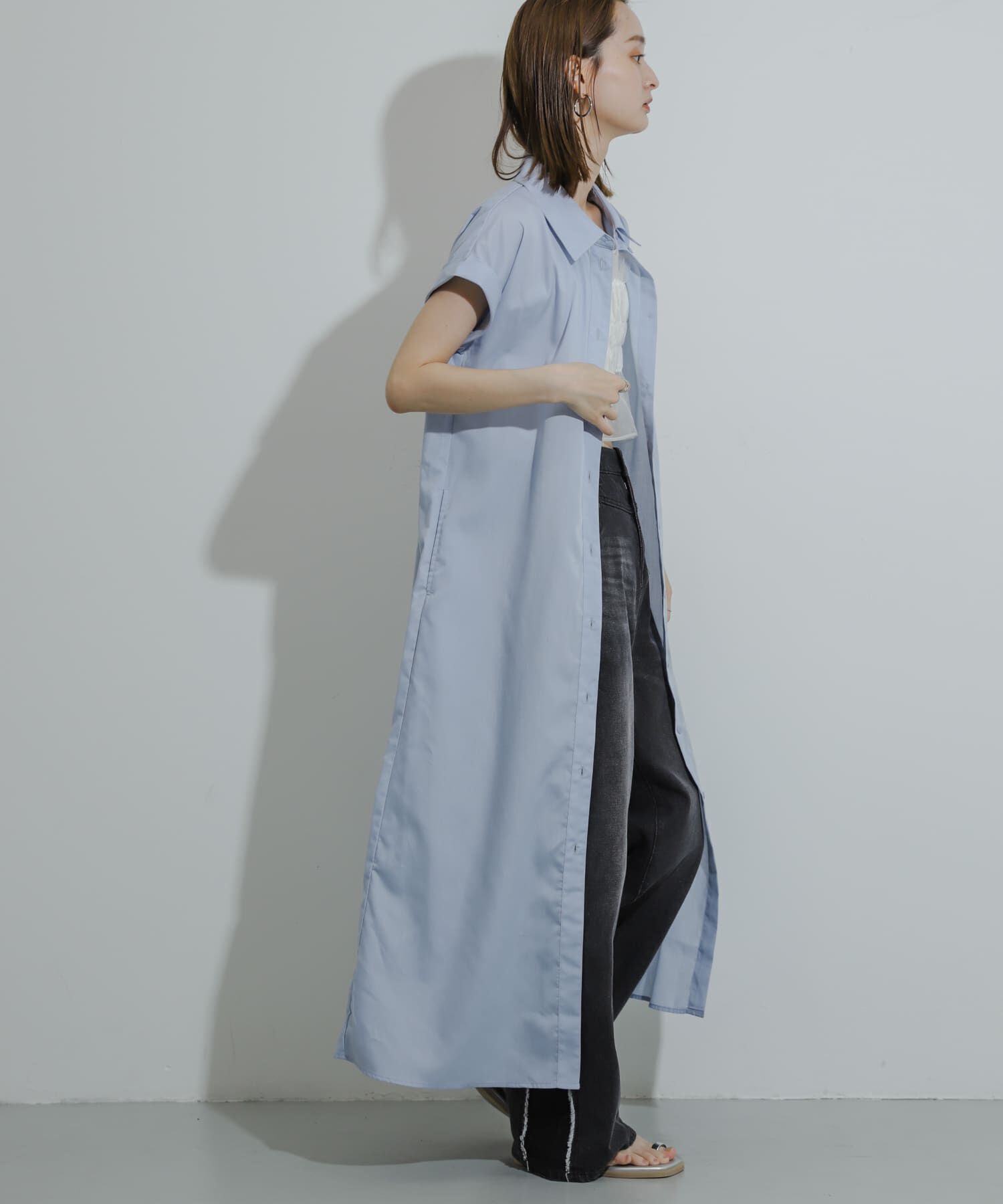 SENSE OF PLACE by URBAN RESEARCH「ビスチェセットフレンチスリーブワンピース」|ワンピース|